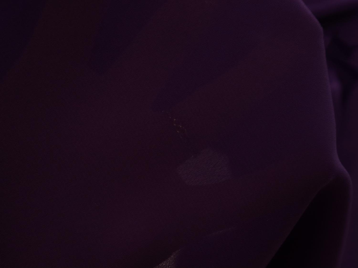 Polyester Double Georgette in Purple