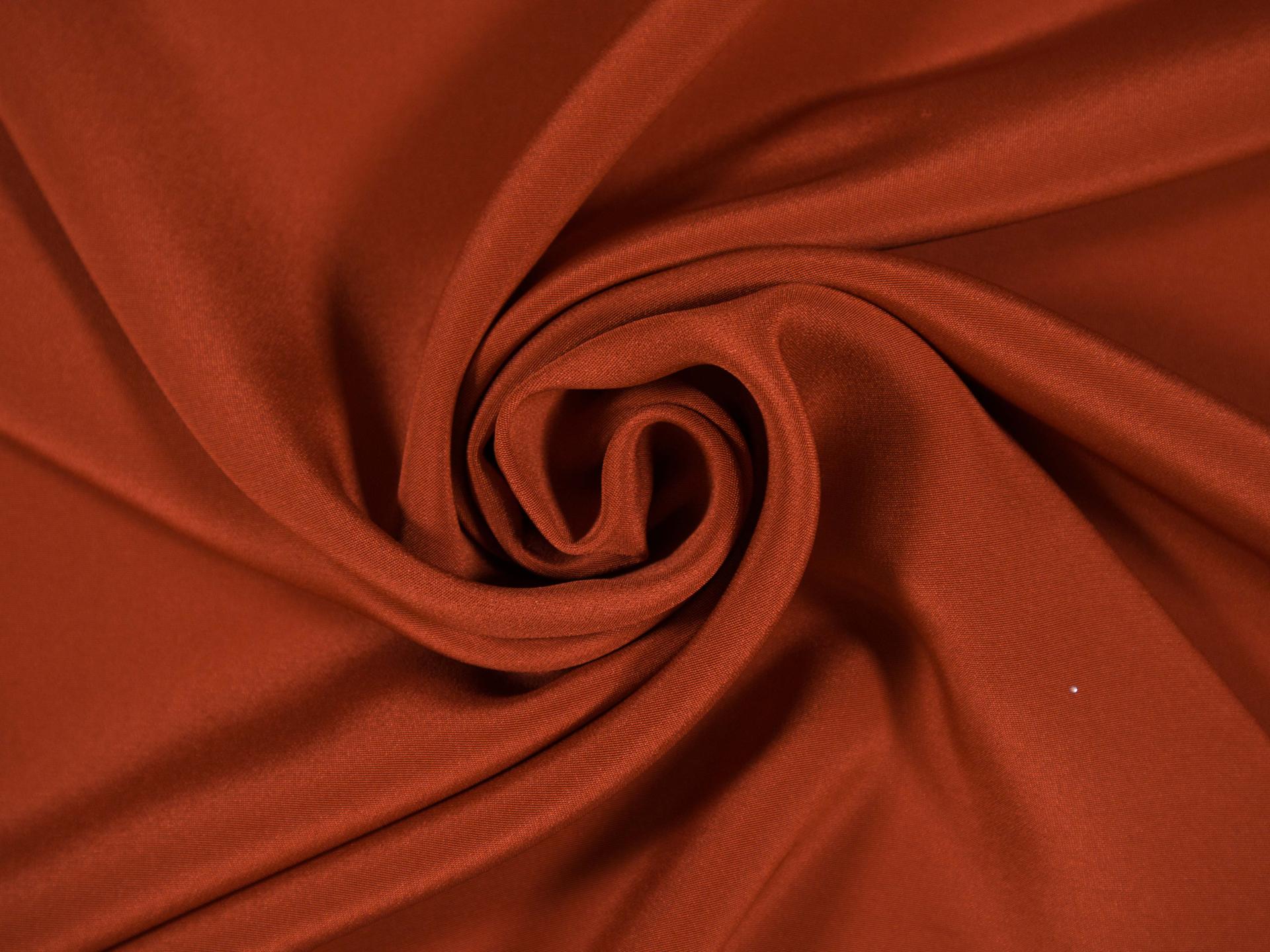 4 ply silk crepe in spice- folded