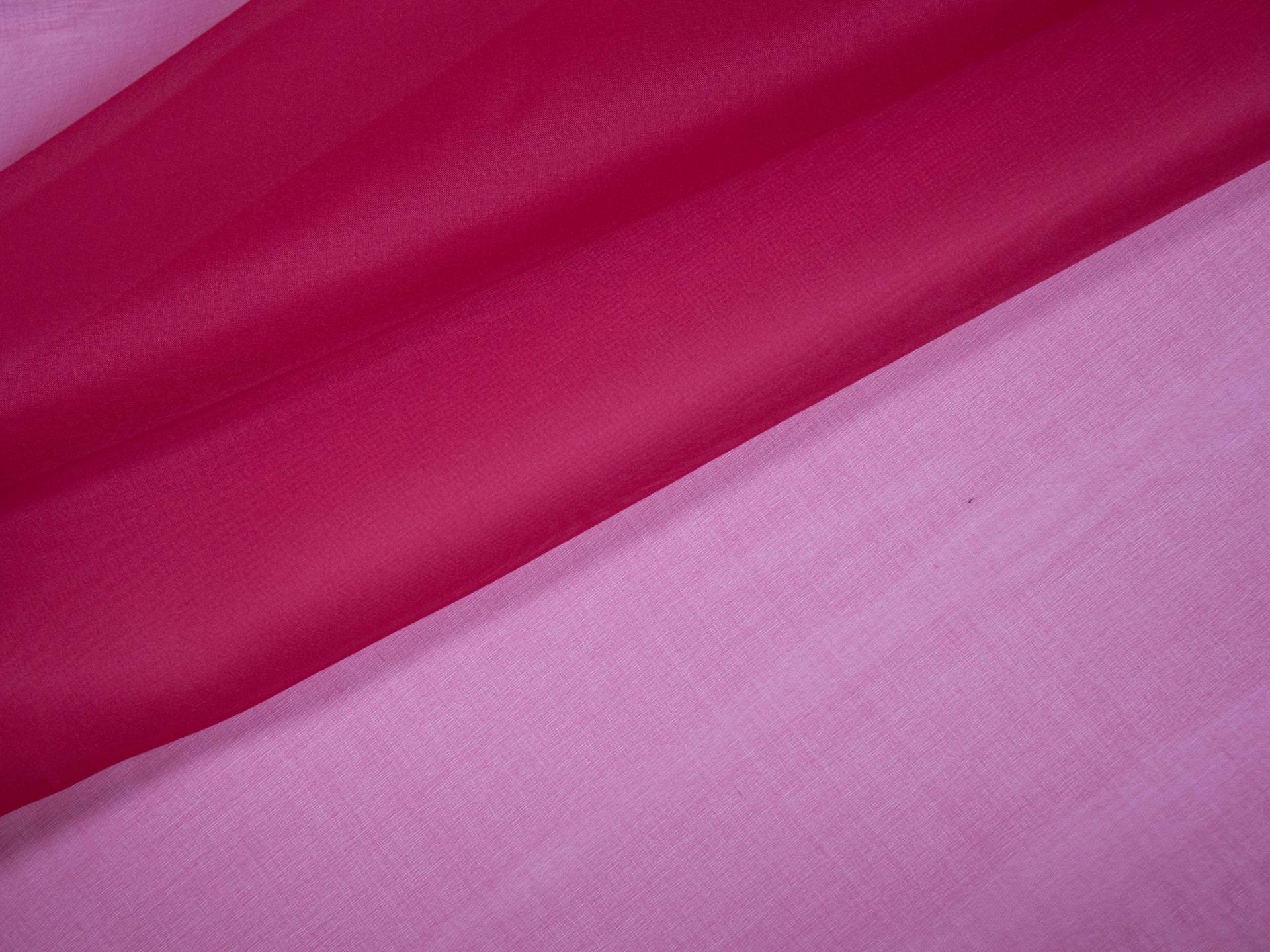 Silk organza in Ballerina Cardinal folded