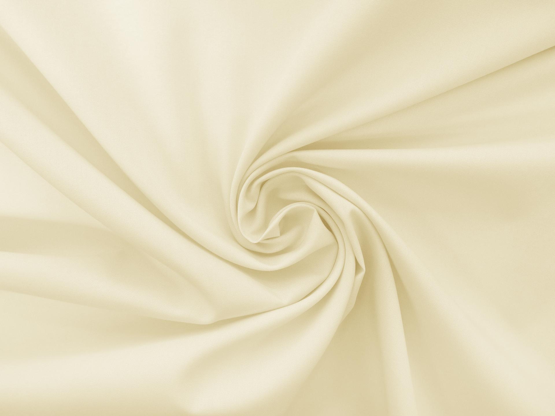 Pima Cotton Broadcloth in Light Maize 