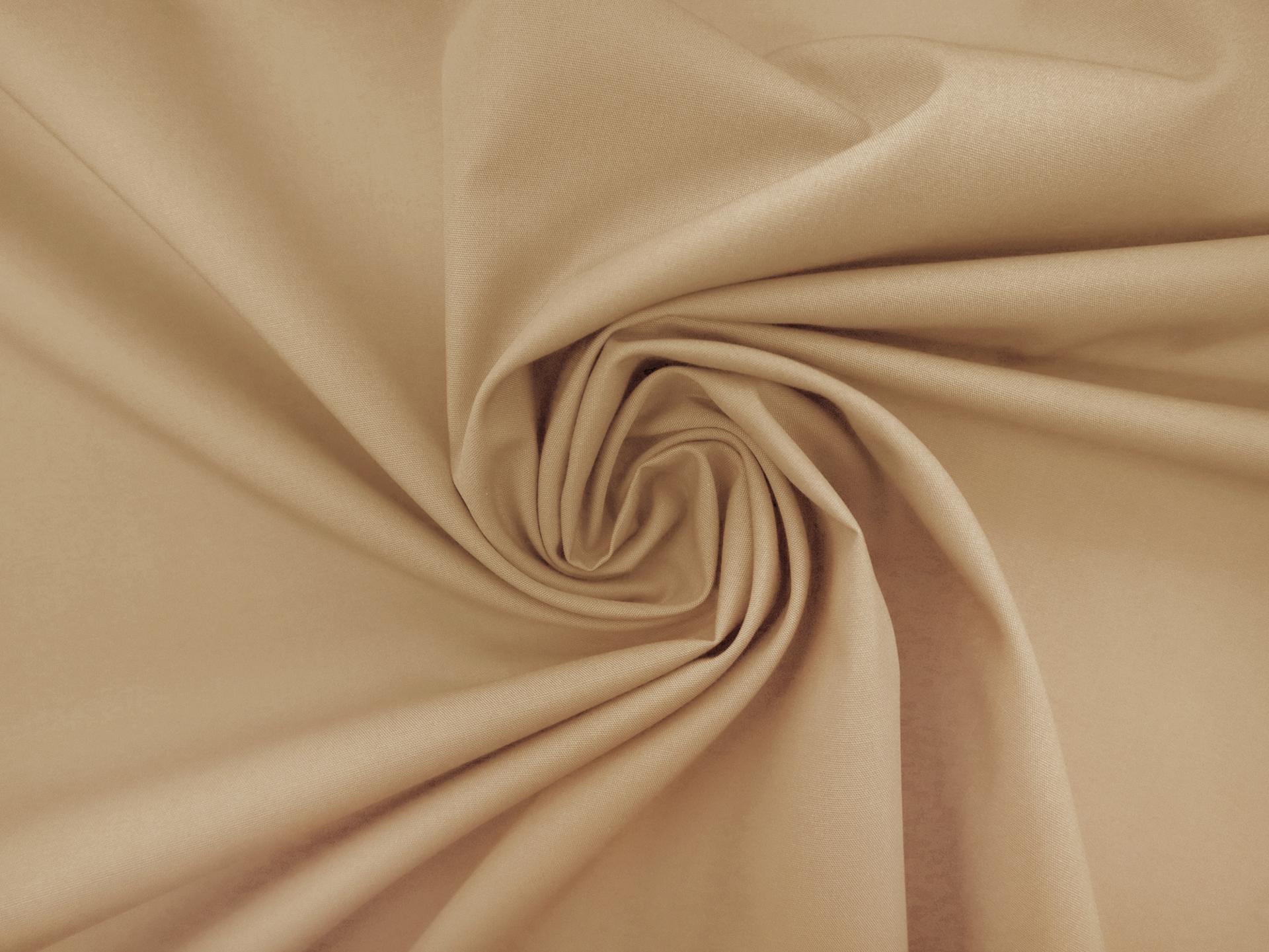 Pima Cotton Broadcloth in British Tan