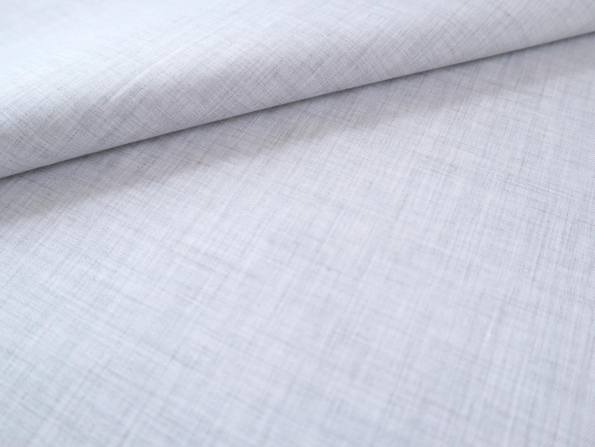 Extrafine Cotton Flannel in Light Heather Grey