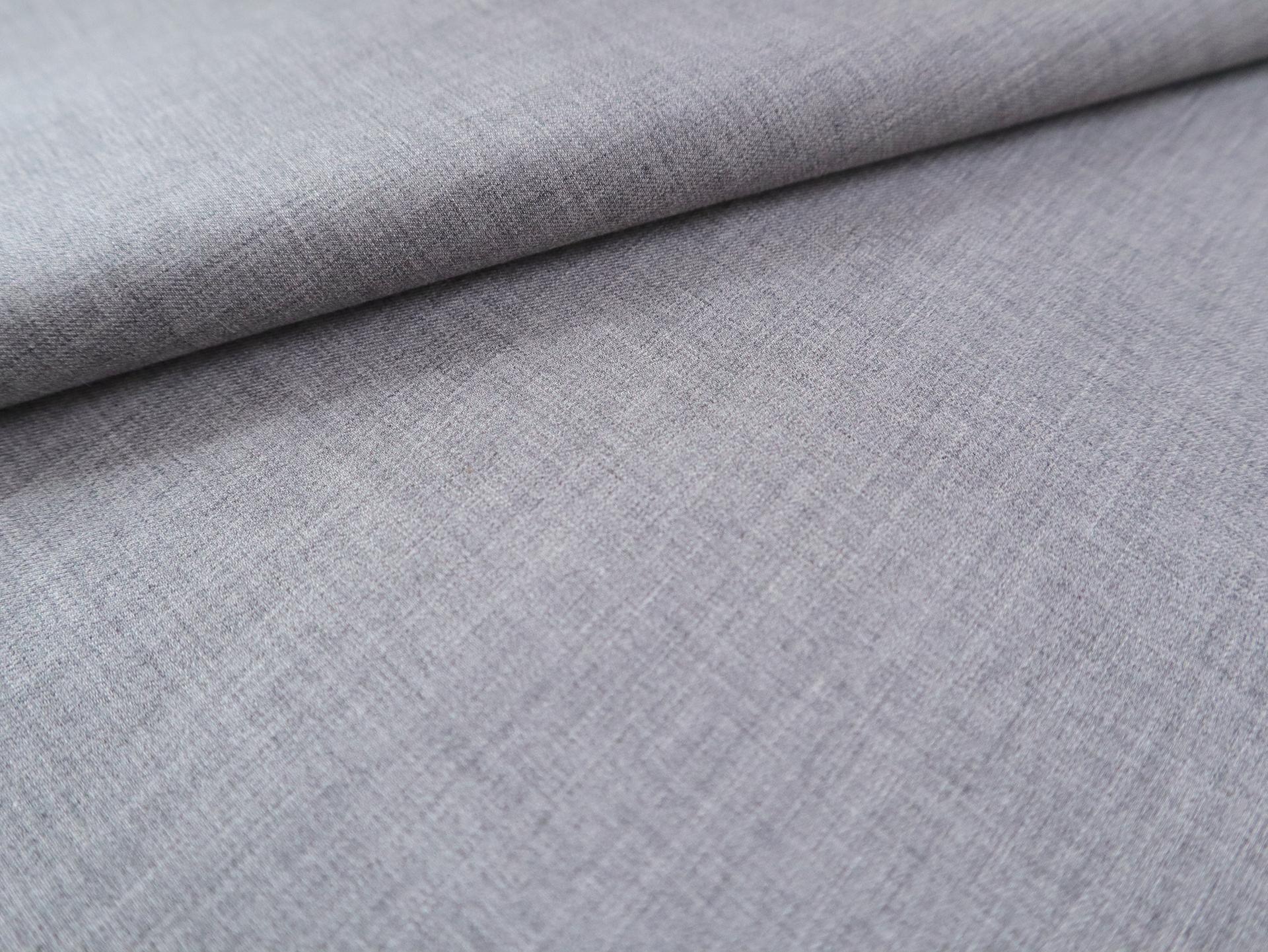 Extrafine Cotton Flannel in Medium Heather Grey