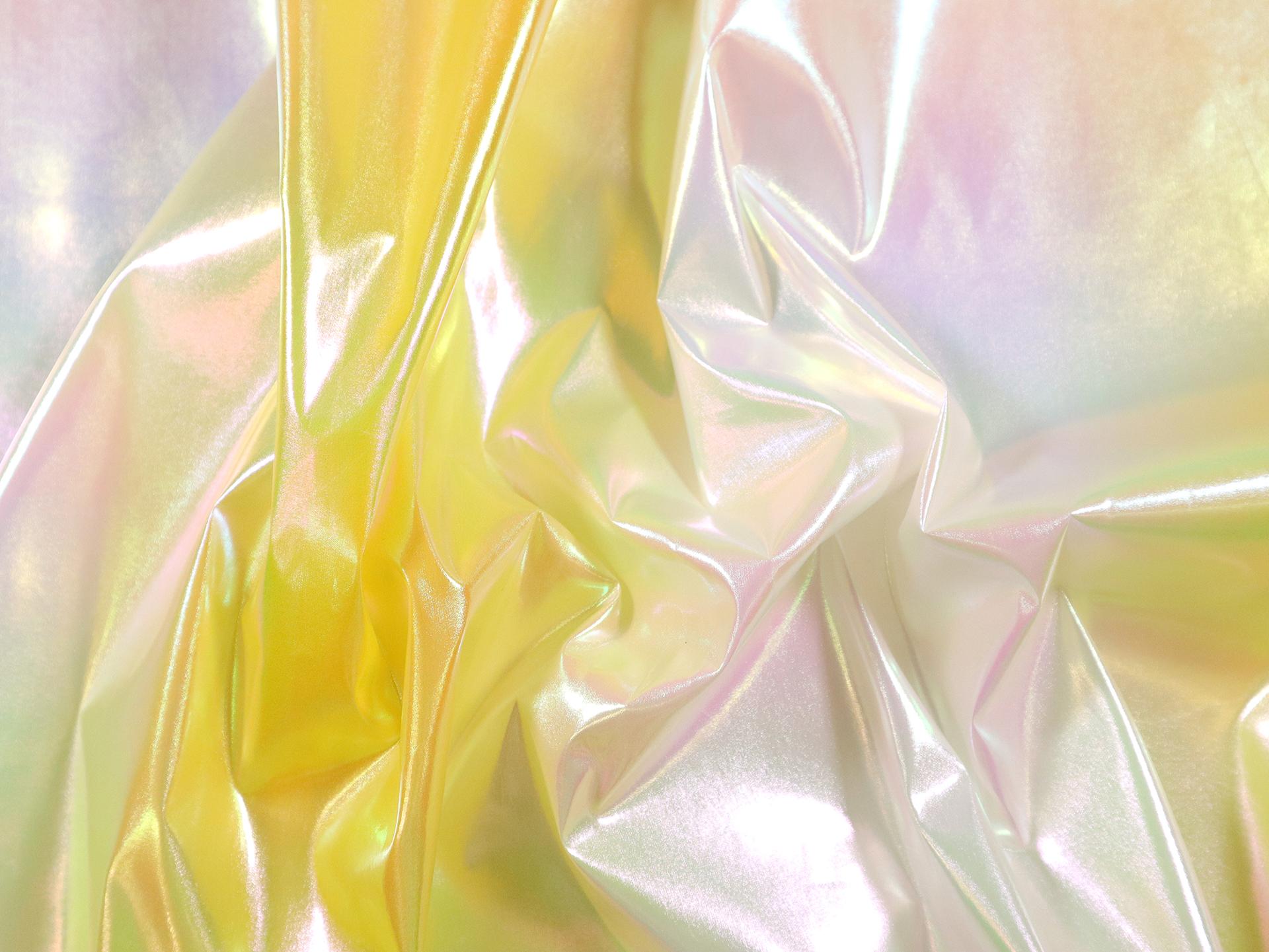 Italian Ultra Fine Vinyl in Yellow Opalescent Ombré