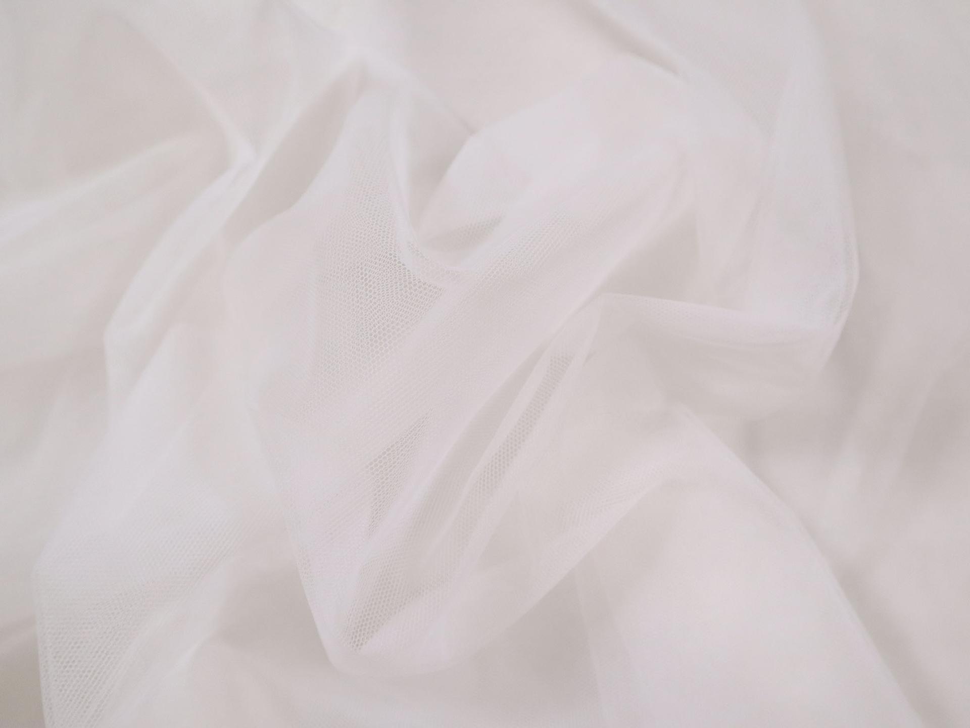 Extra Wide Nylon Tulle in Greggio