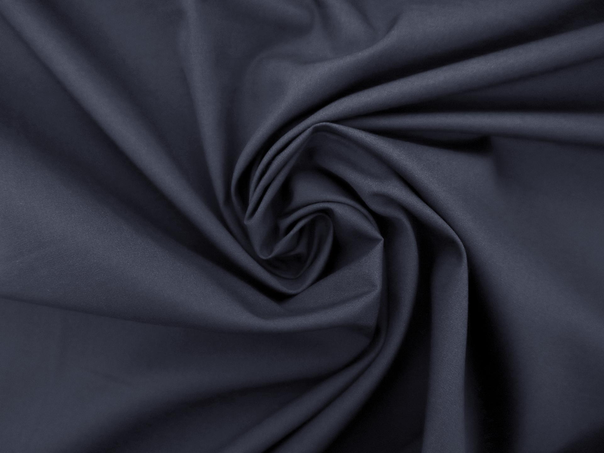 Pima Cotton Broadcloth in Navy