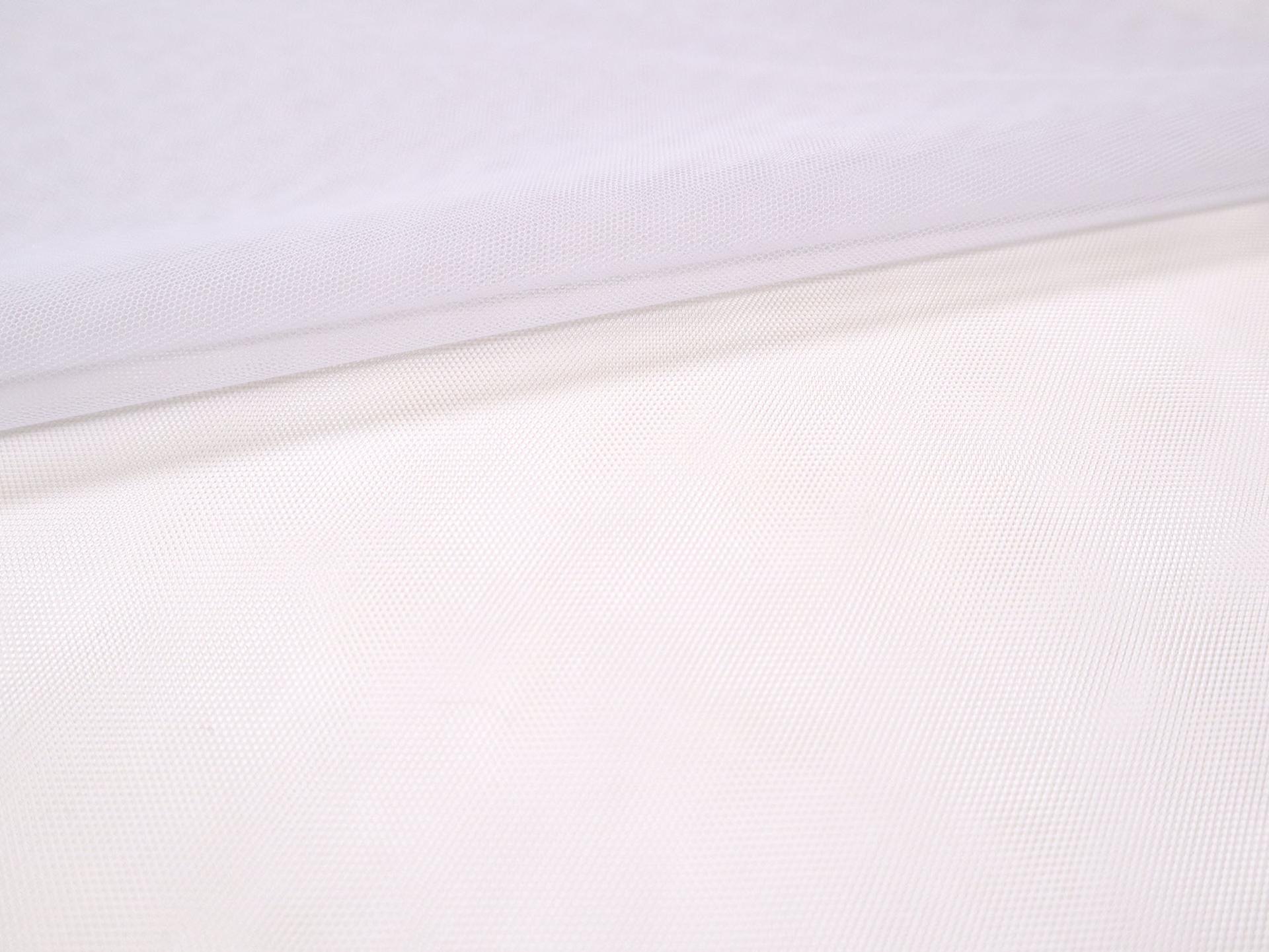 Italian Nylon Tulle in Pearl Grey