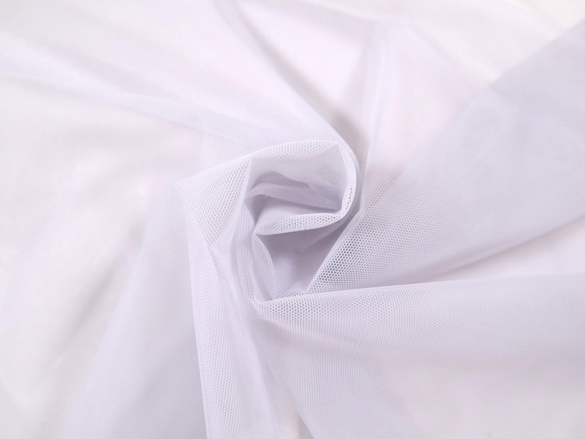 Italian Nylon Tulle in Pearl Grey