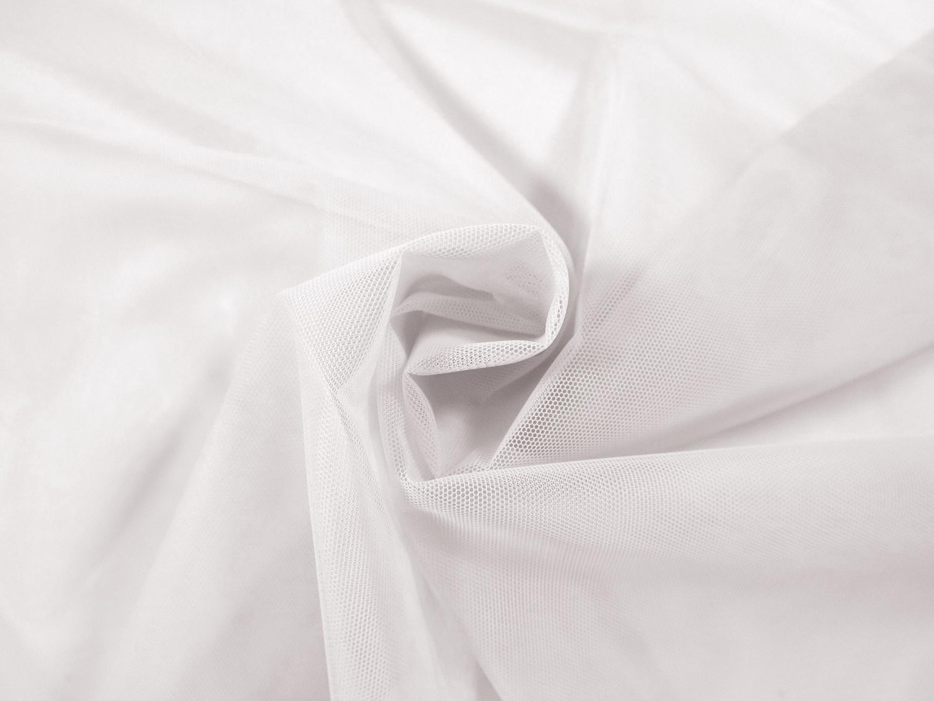 Italian Nylon Tulle in Grigio Perla