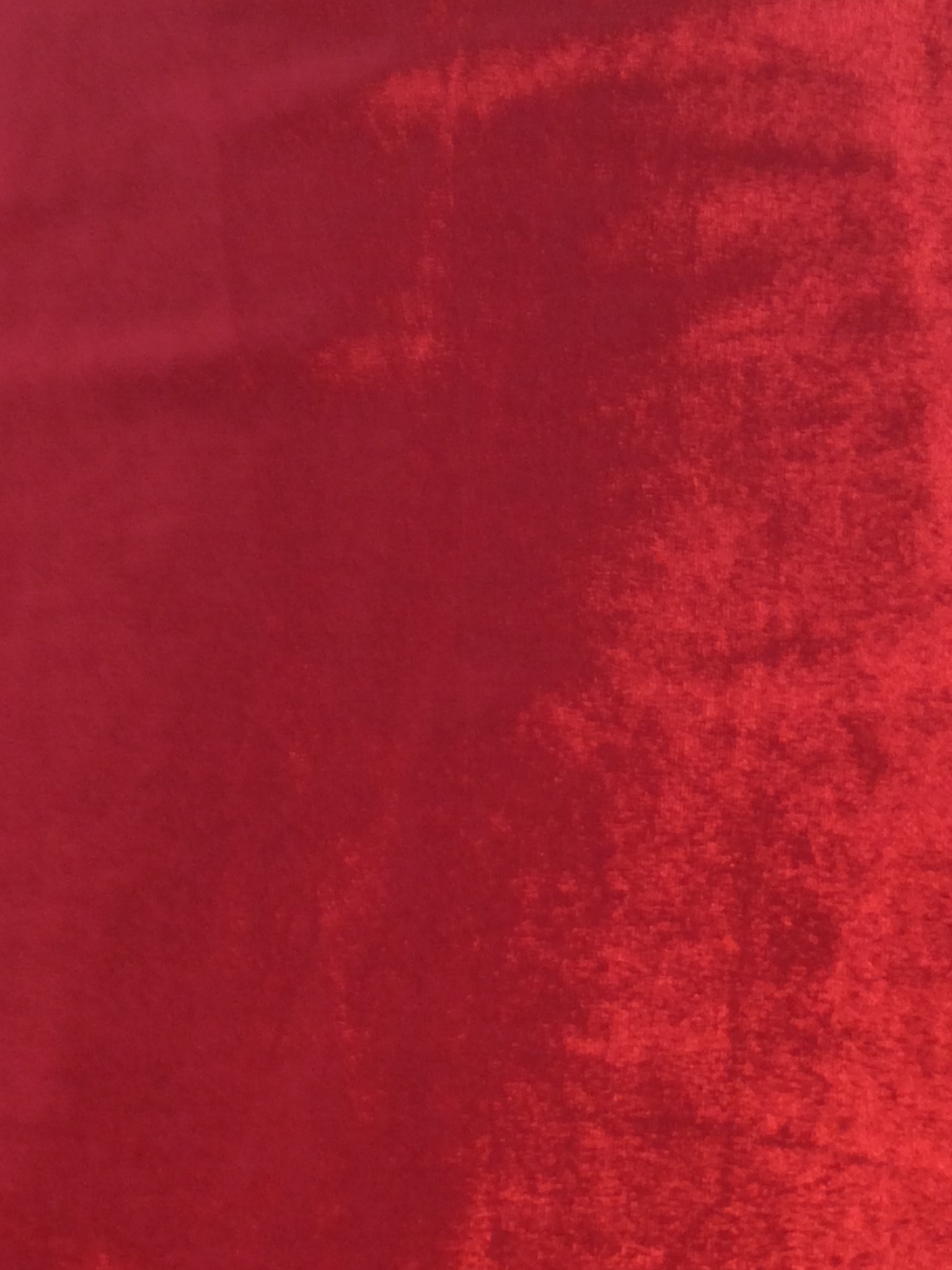 Silk and Rayon Panne' Velvet in Red