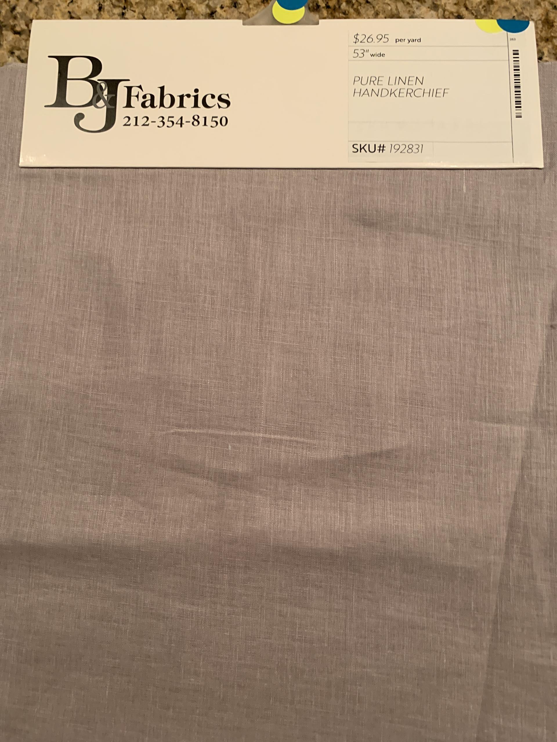 Handkerchief Linen in Opal Grey