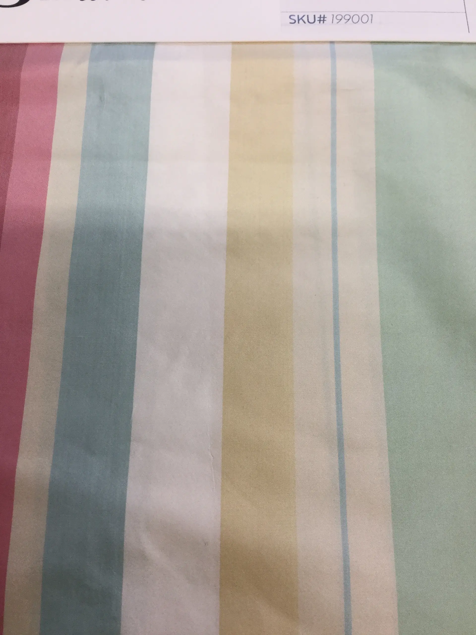 100% SILK TAFFETA STRIPE