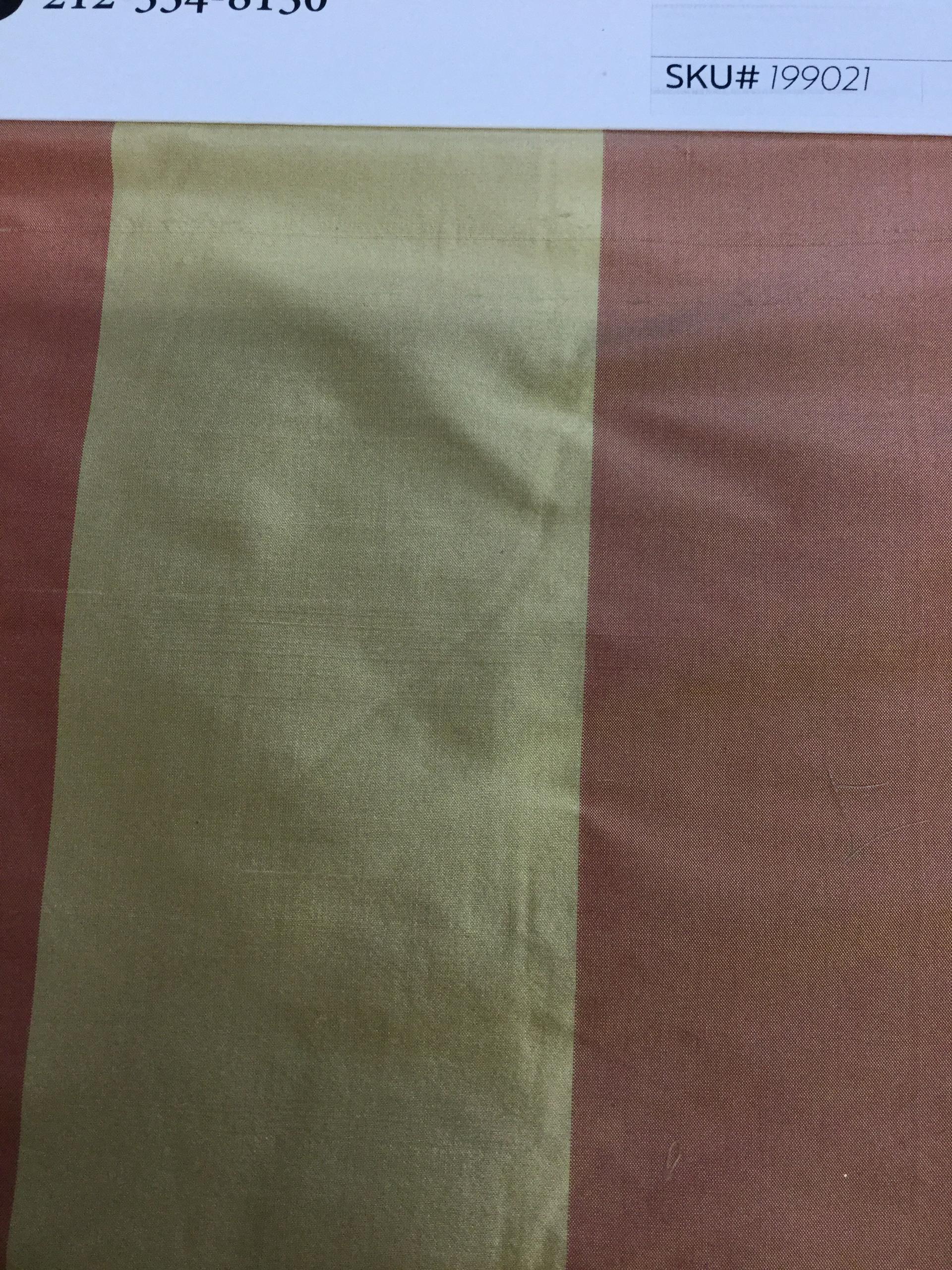 100% SILK SHANTUNG STRIPE