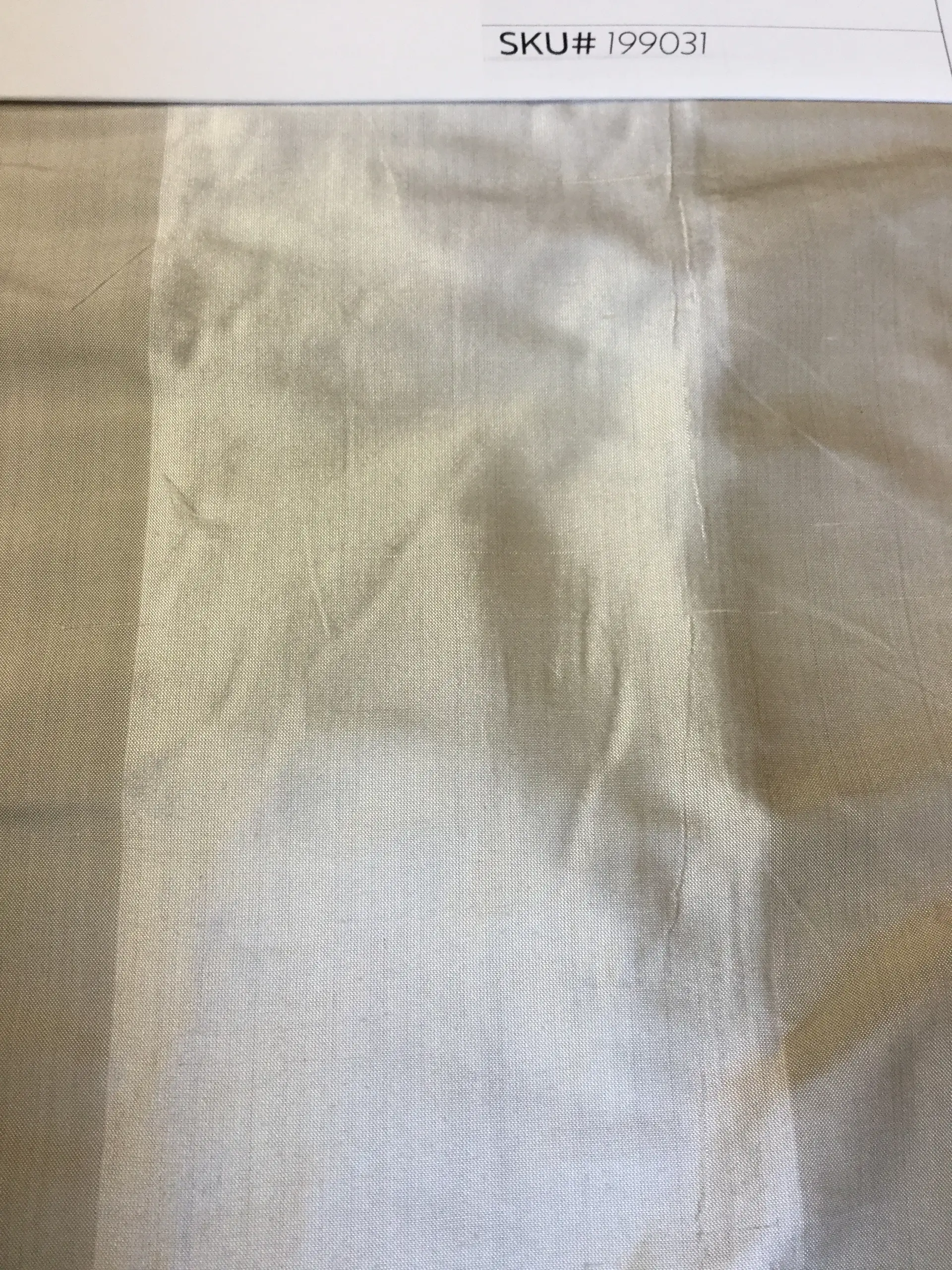 100% SILK SHANTUNG STRIPE