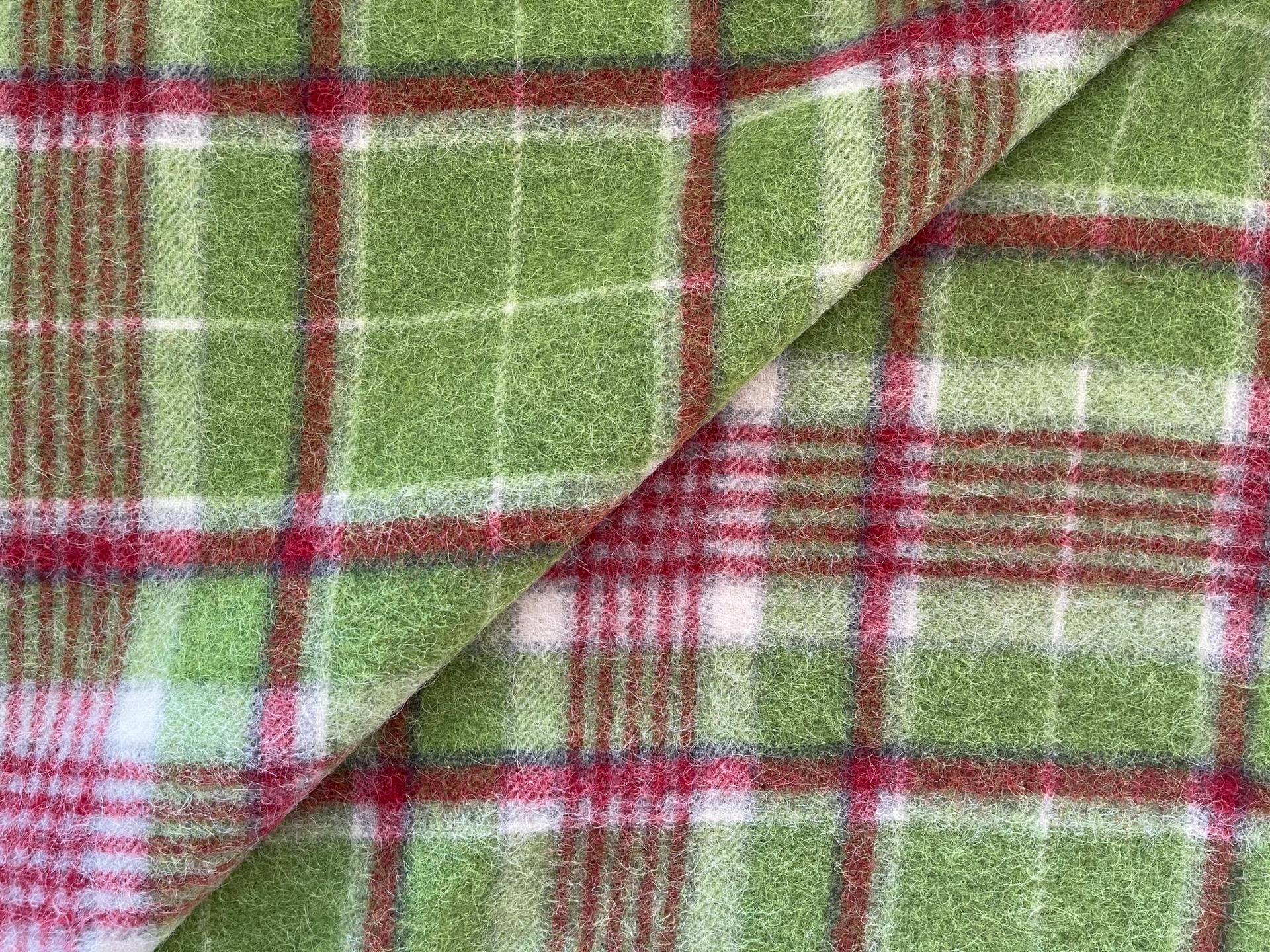 Oversized plaid in Red, Green, & White