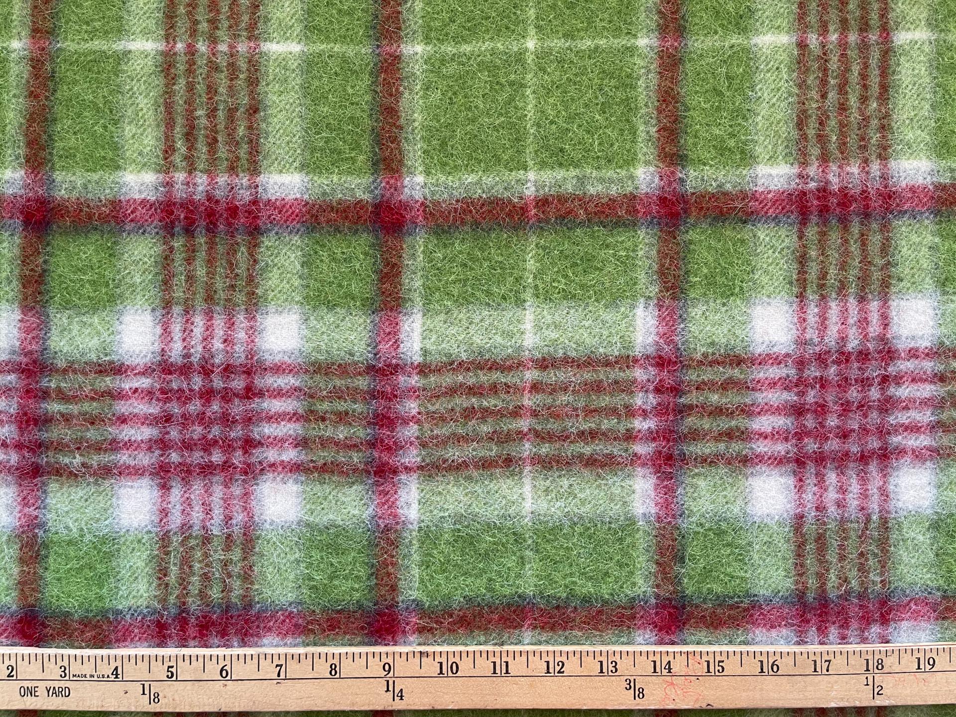 Oversized plaid in Red, Green, & White