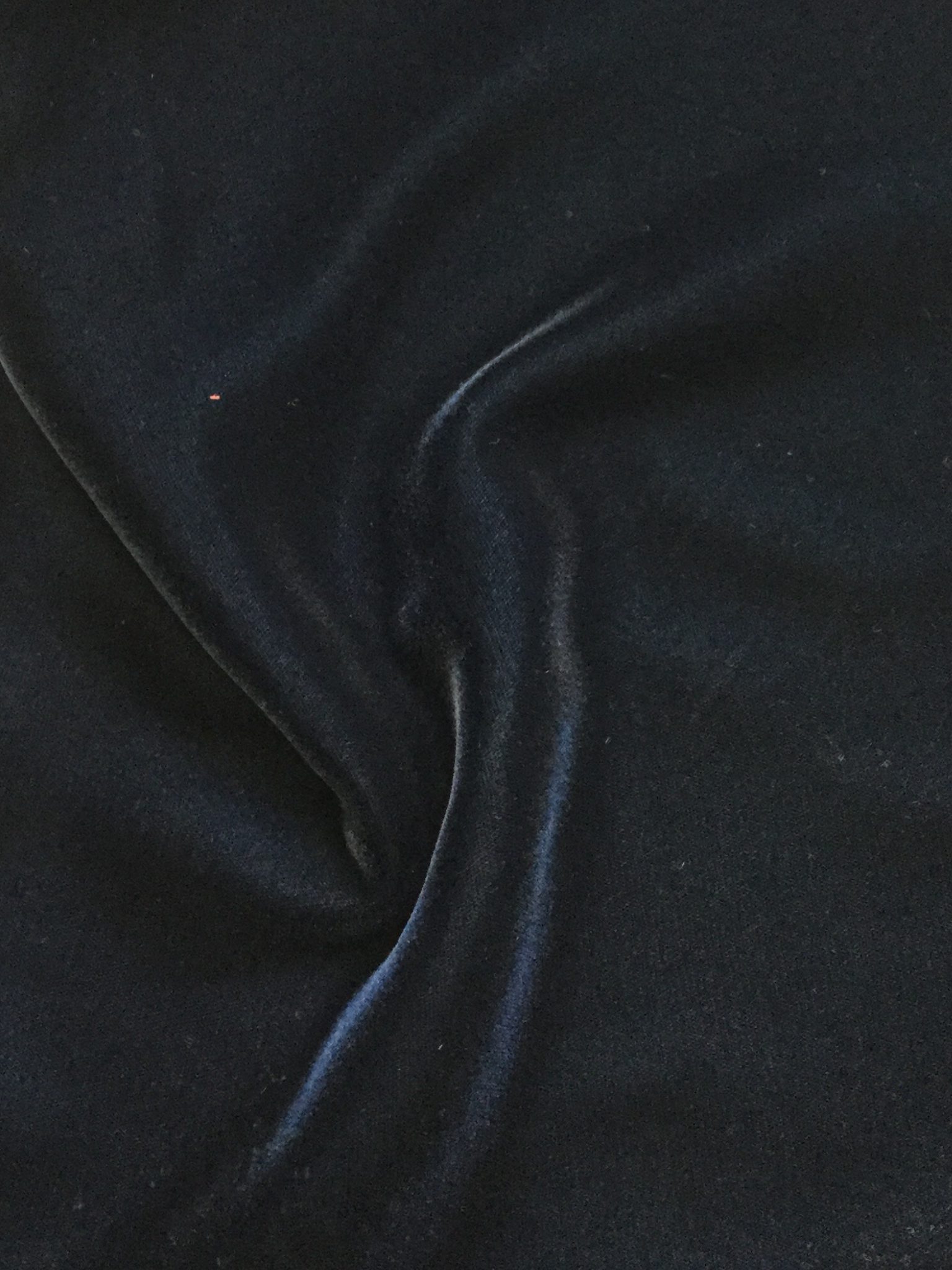 Rayon-Acetate Velvet in Navy