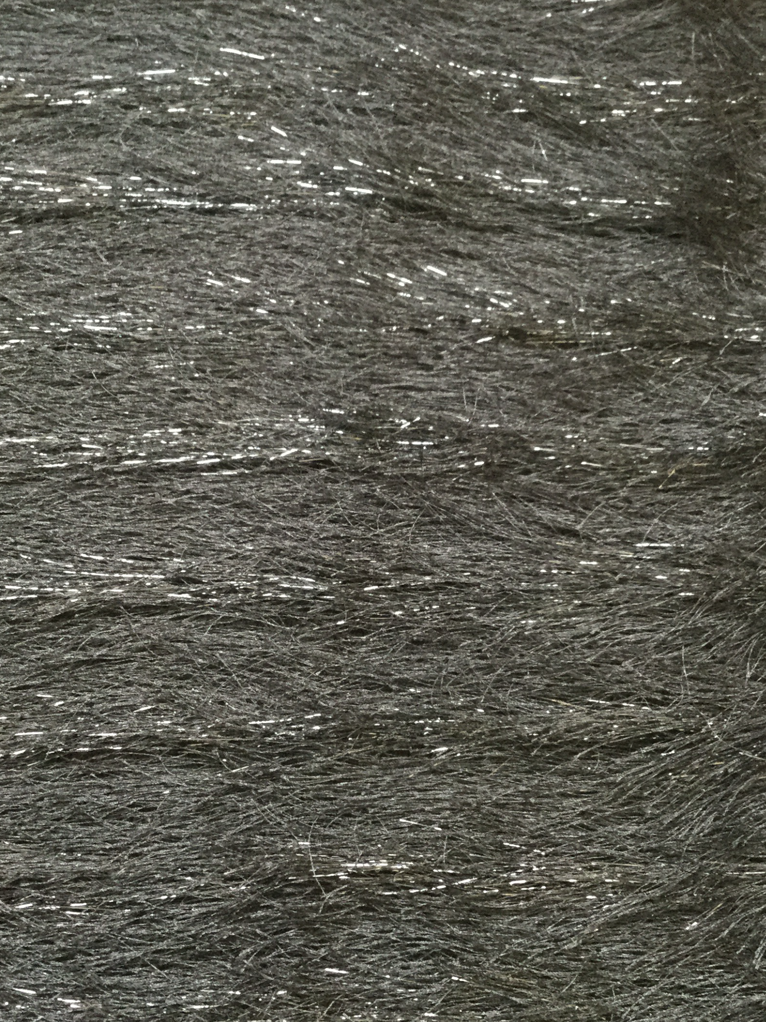 Polyester Lurex Eyelash in Black