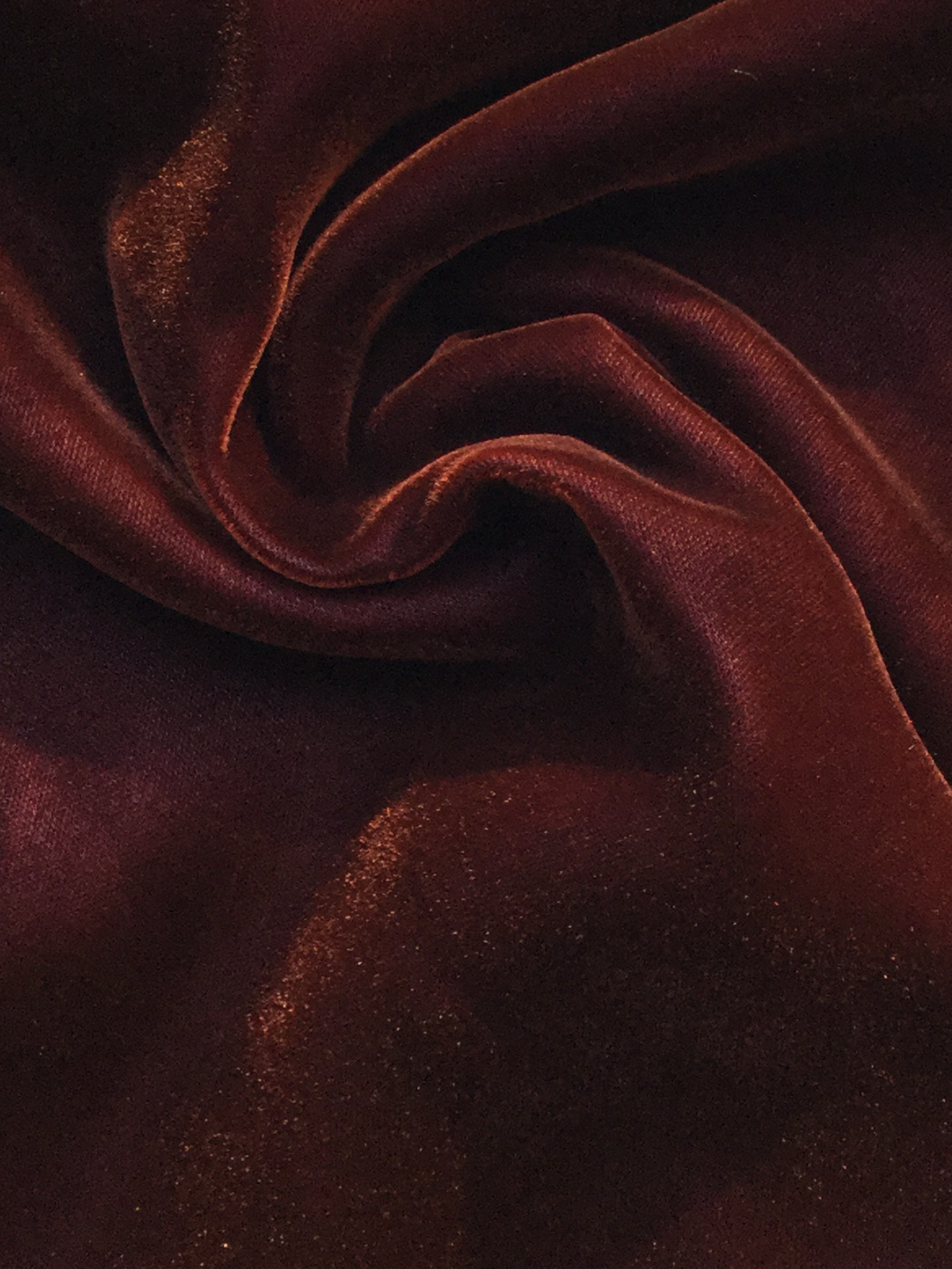 Rayon-Acetate Velvet in Sable