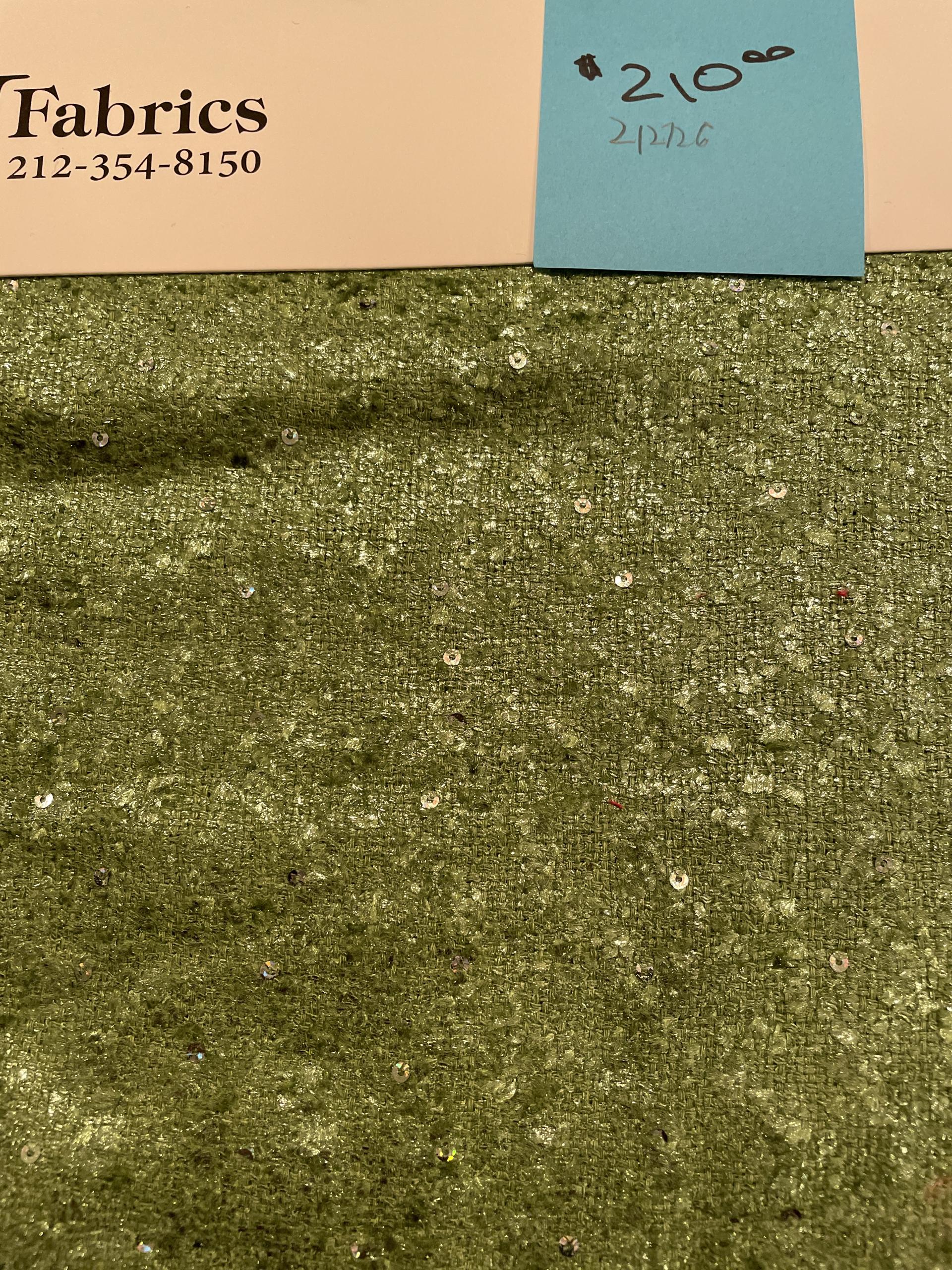 Made in Italy Sequined Metallic Tweed