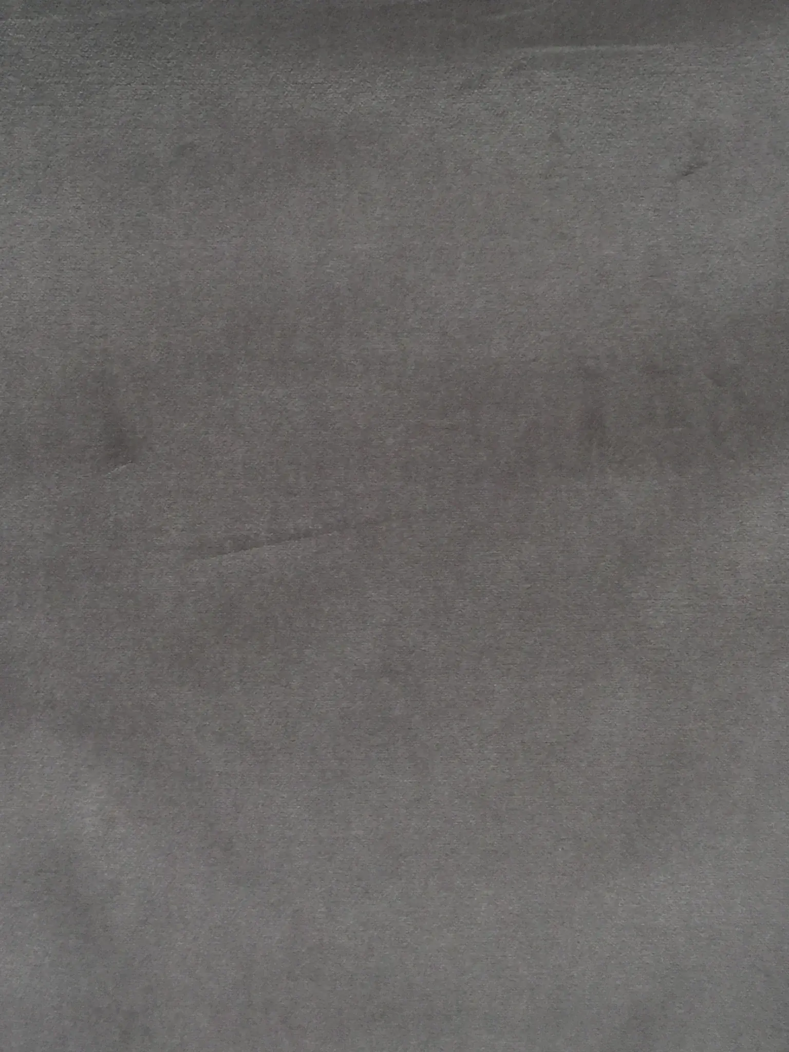 Pure Cotton Velvet in Silver Cloud