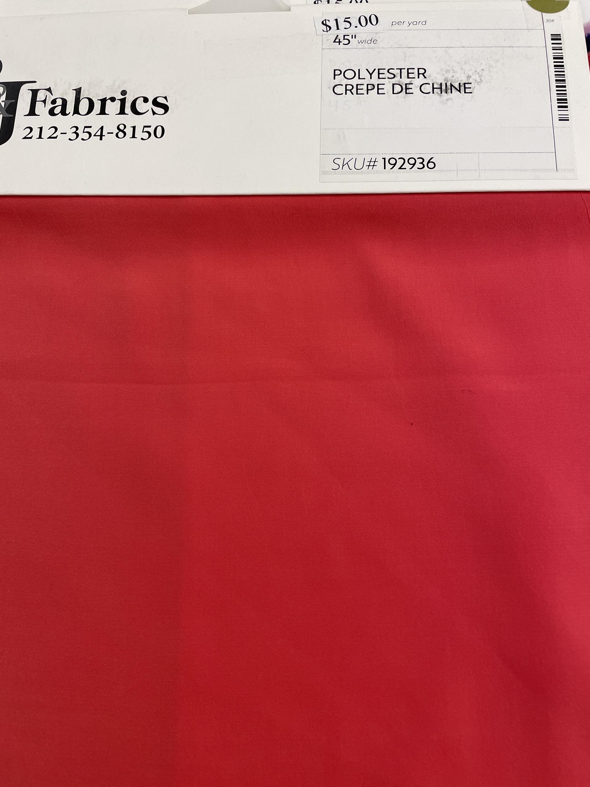 Polyester Crepe de Chine