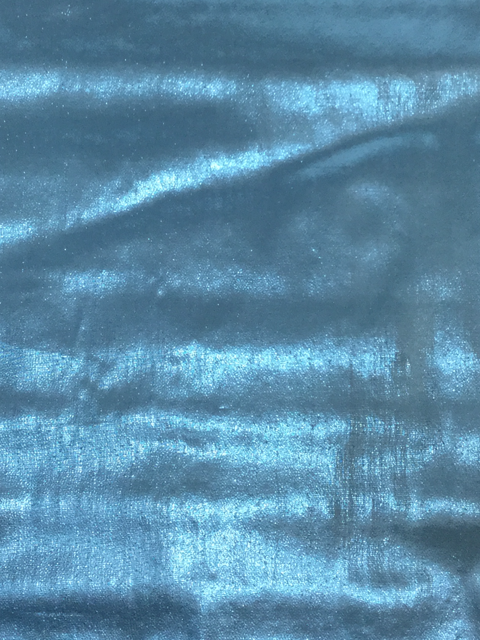 Tissue Lamé in Aqua