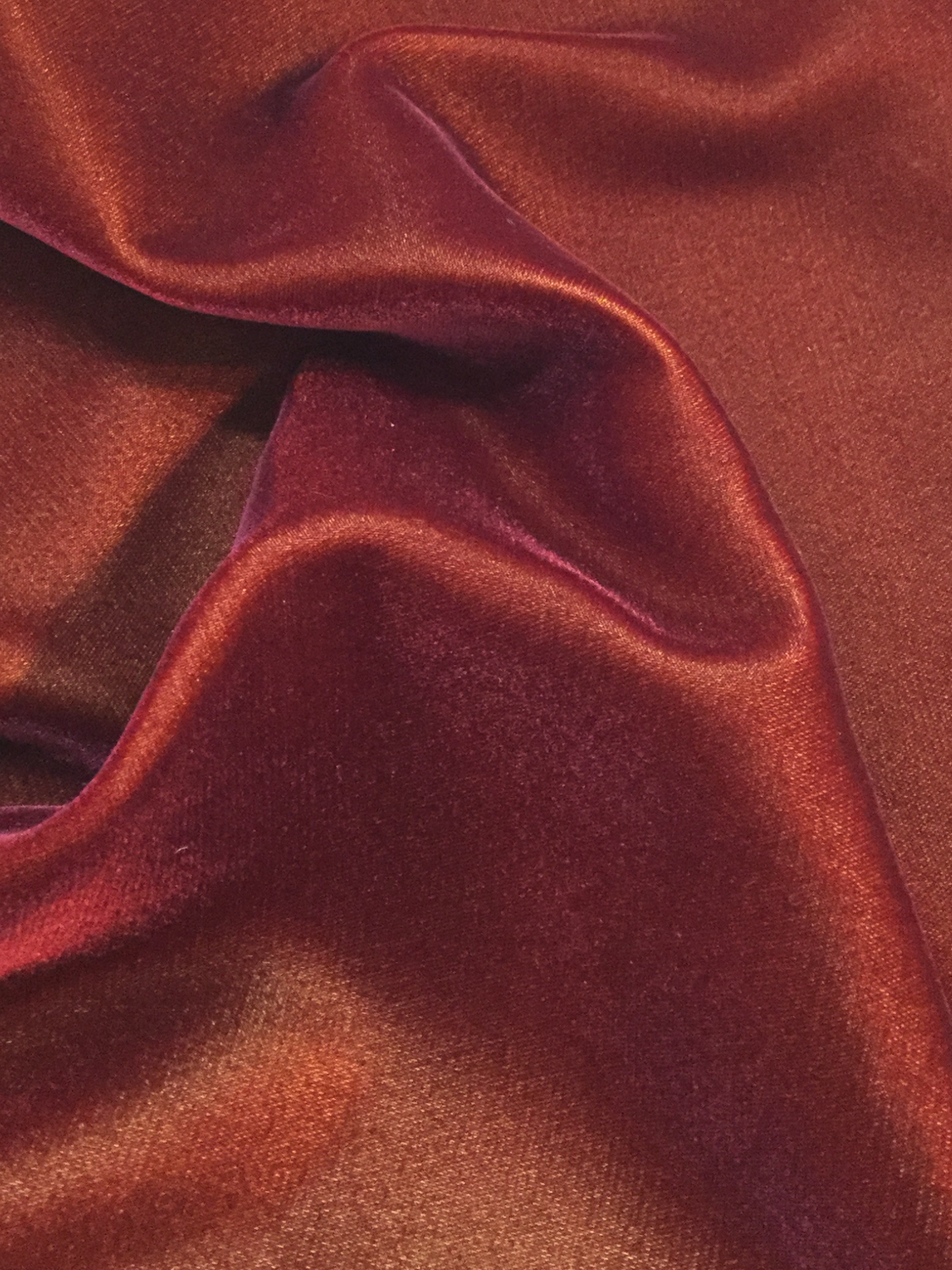  56% Acetate/ 44% Rayon Velvet in Shiraz