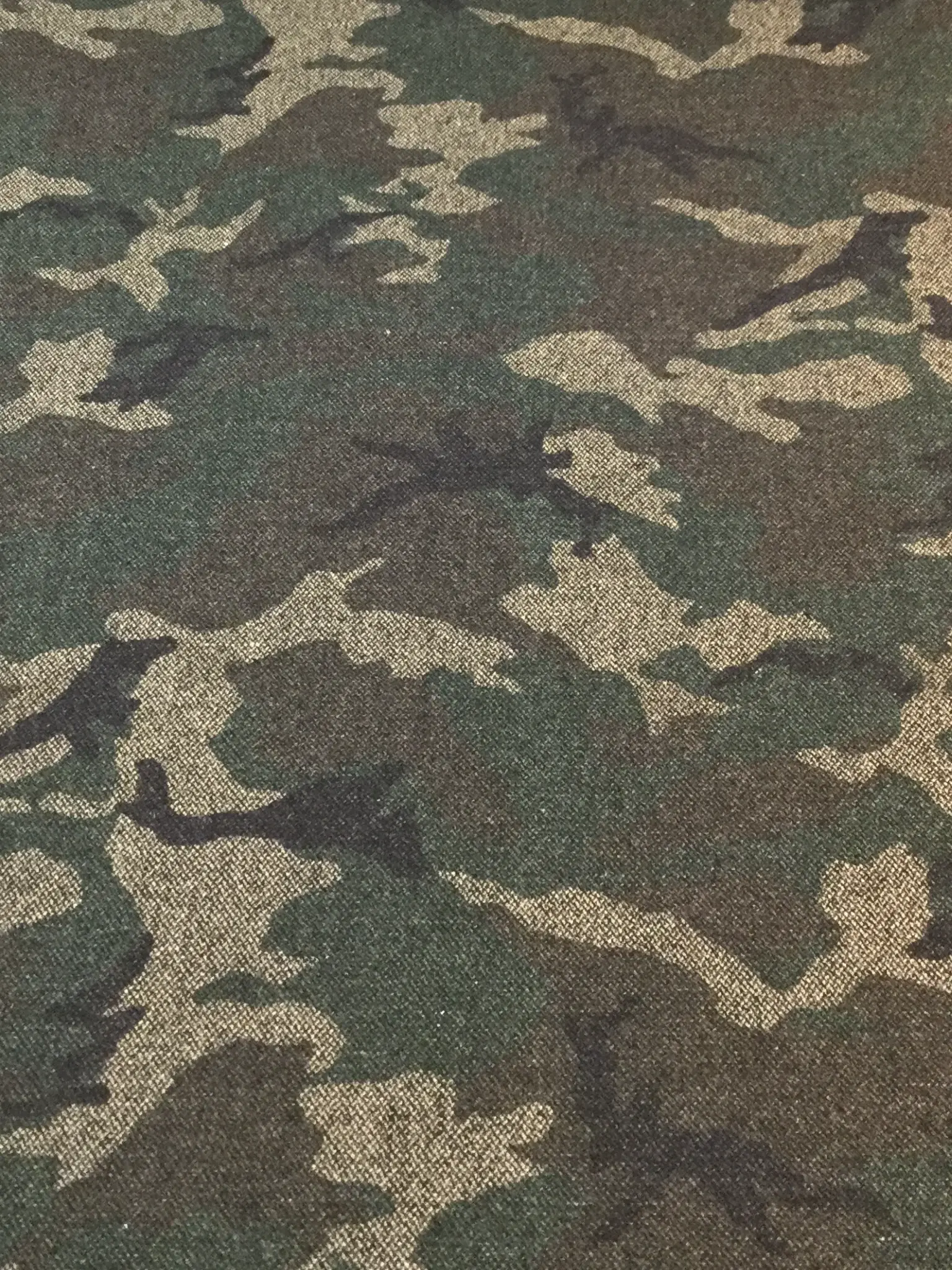 Made in Italy Printed Wool Blend Tweed