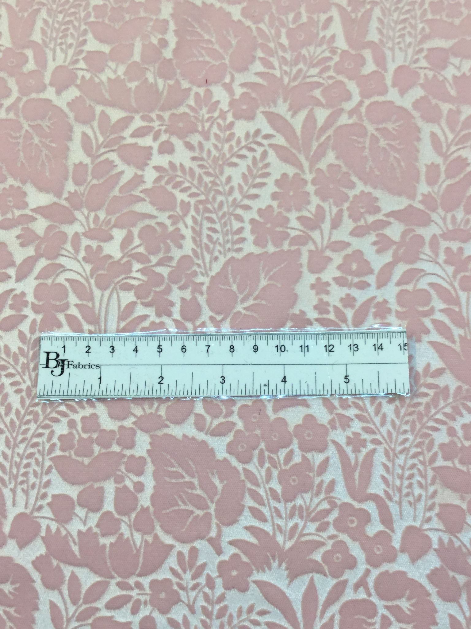 Acetate and Rayon Embossed Velvet in Dusty Rose