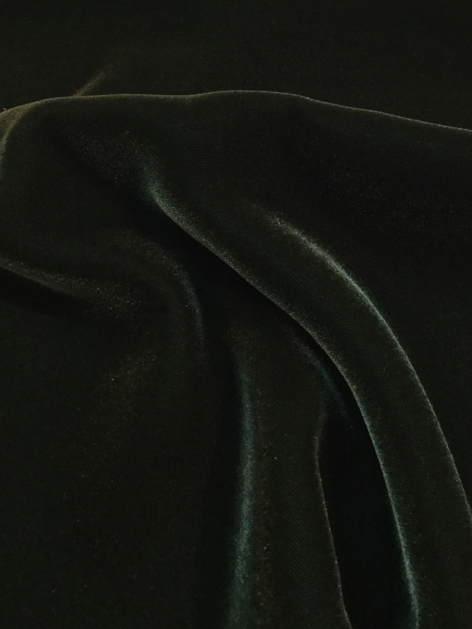 Rayon Velvet in Avocado (63% Acetate/37% Cupro Rayon) variations