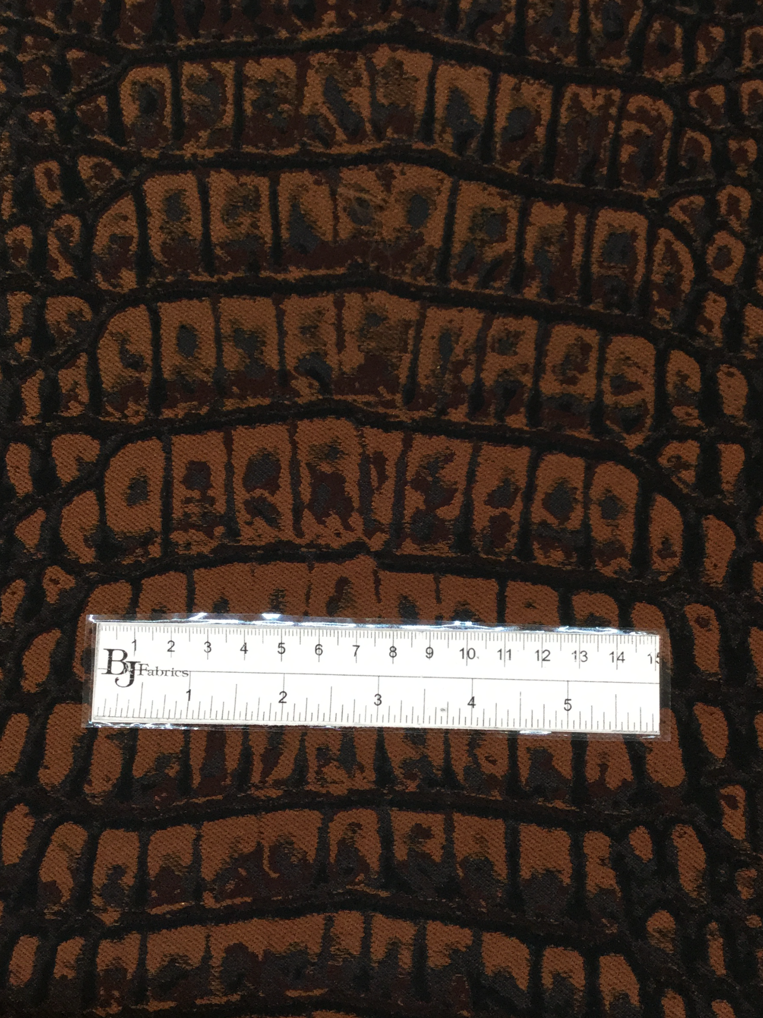 Alligator Patterned Brocade