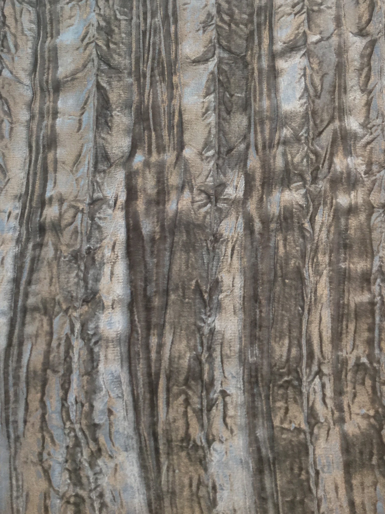 Rayon Crushed Velvet in Silver