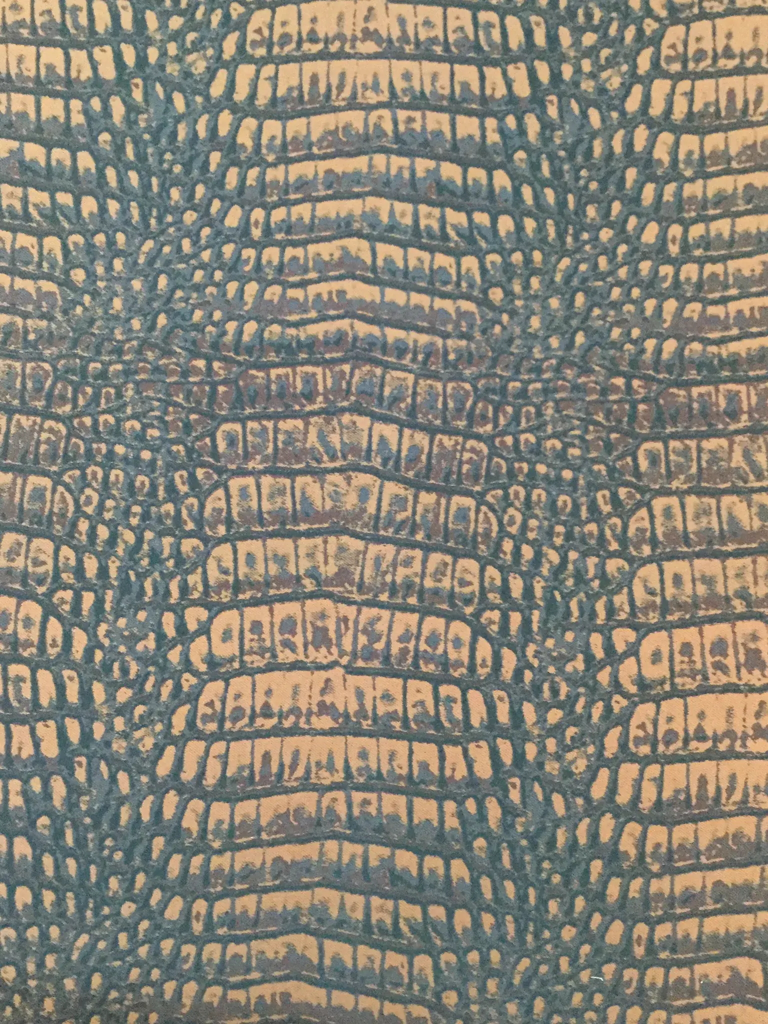 Alligator Patterned Brocade