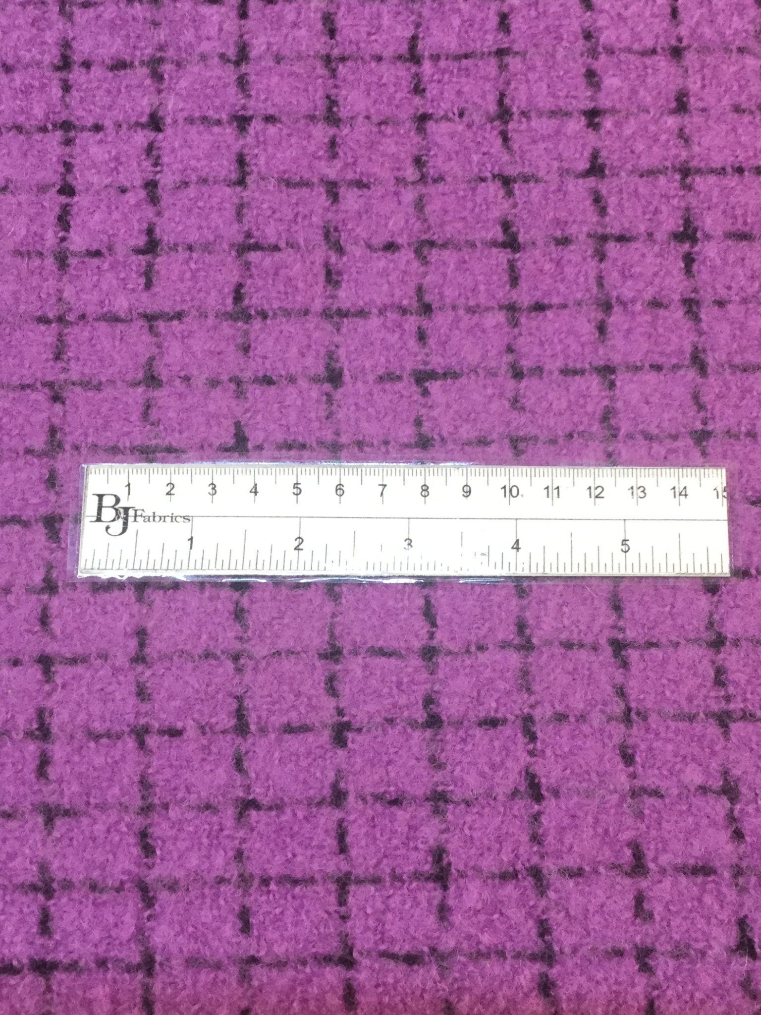 Made in Italy Wool/Mohair Windowpane Boucle