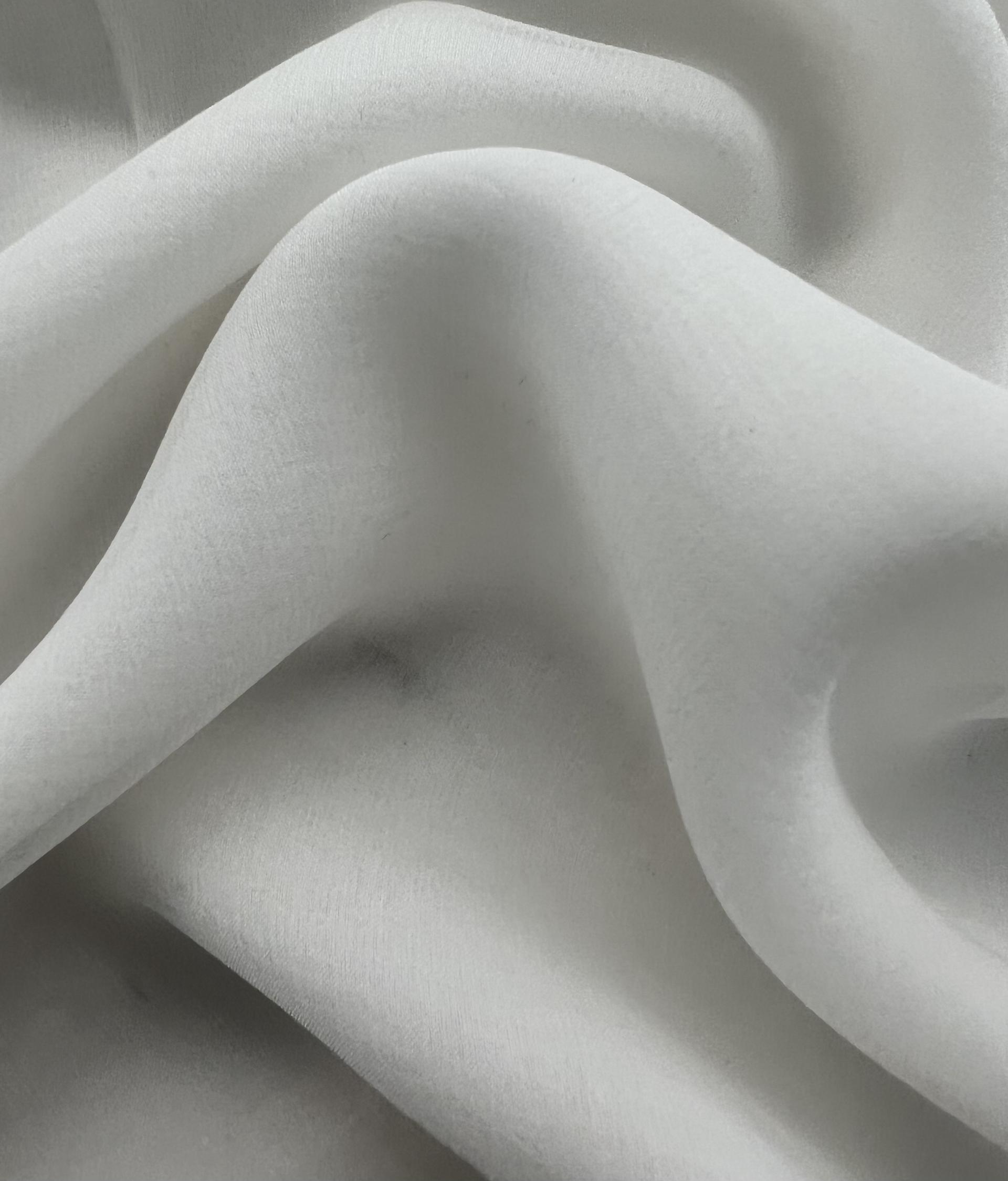 MADE IN FRANCE PURE SILK CHIFFON