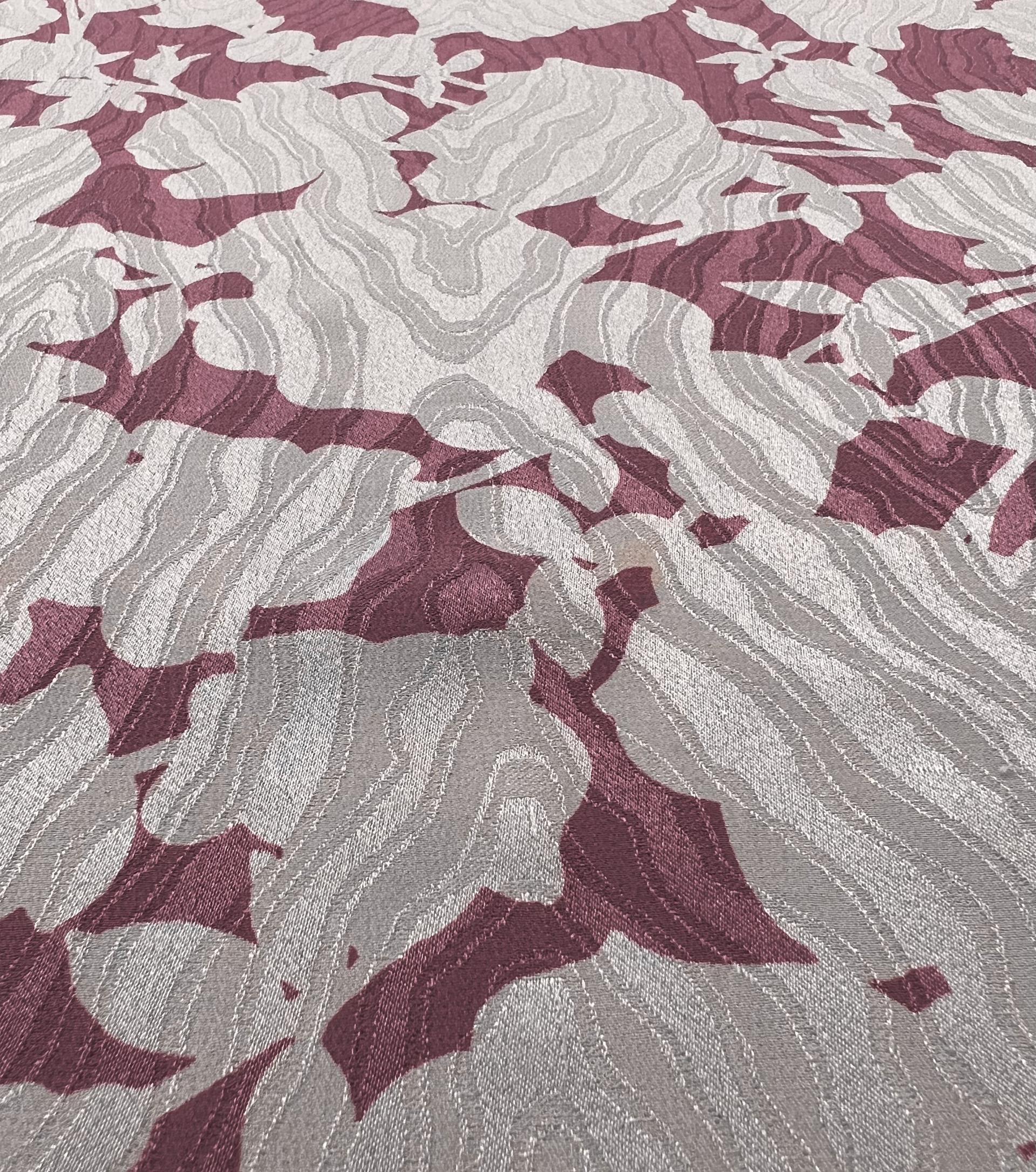 Silk Floral Printed jacquard