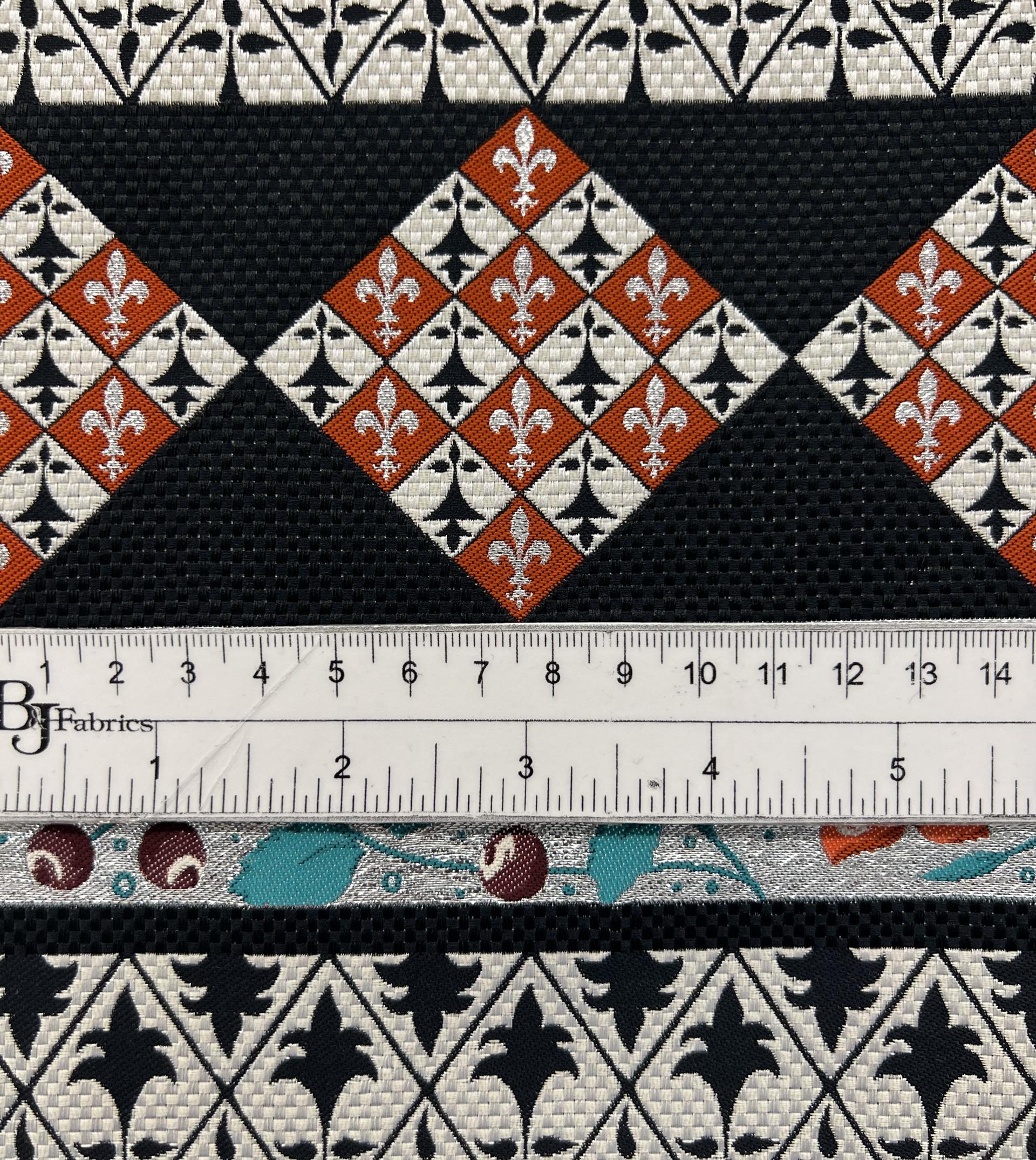 Jacquard Metallic Brocade 