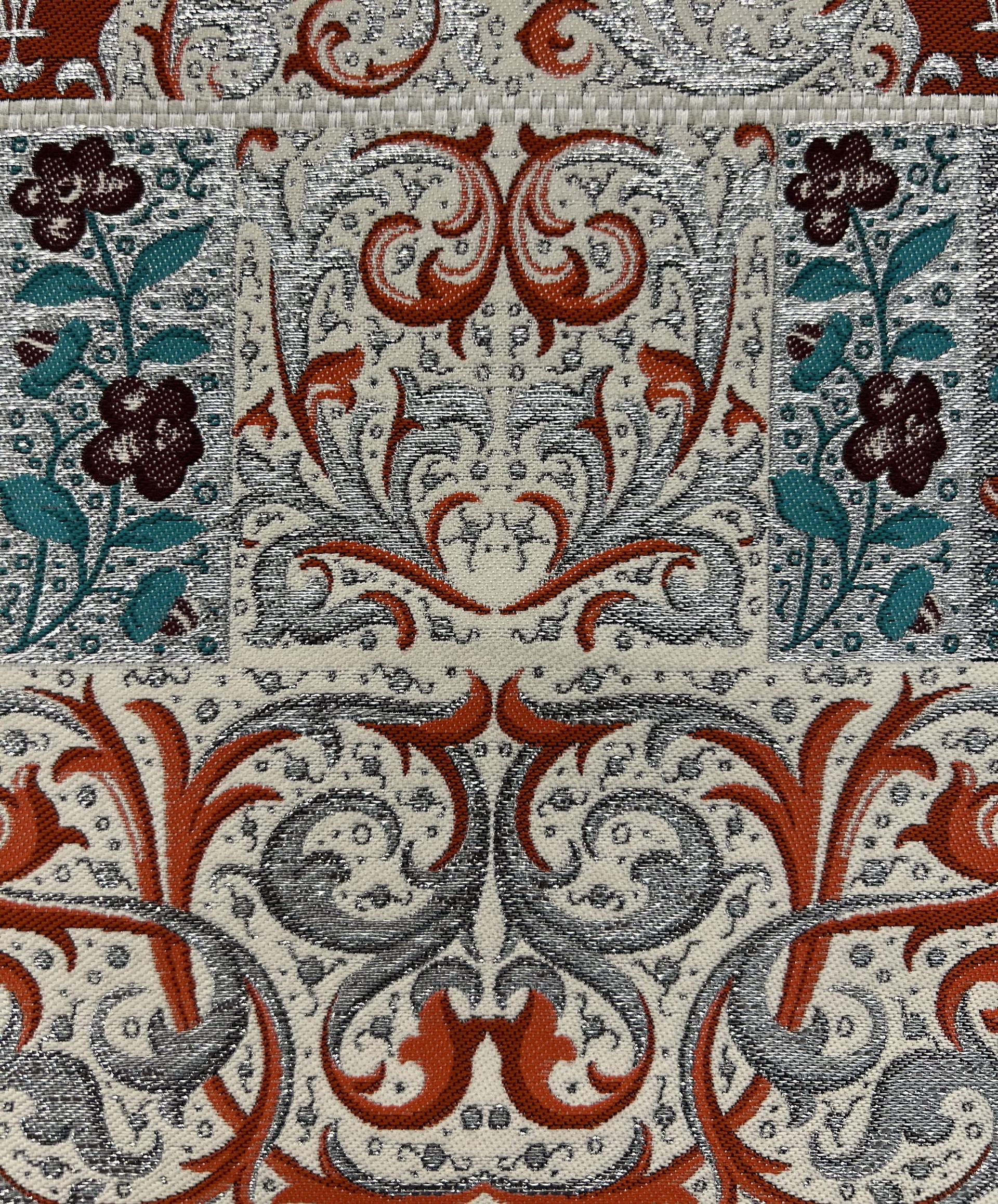 Jacquard Metallic Brocade 