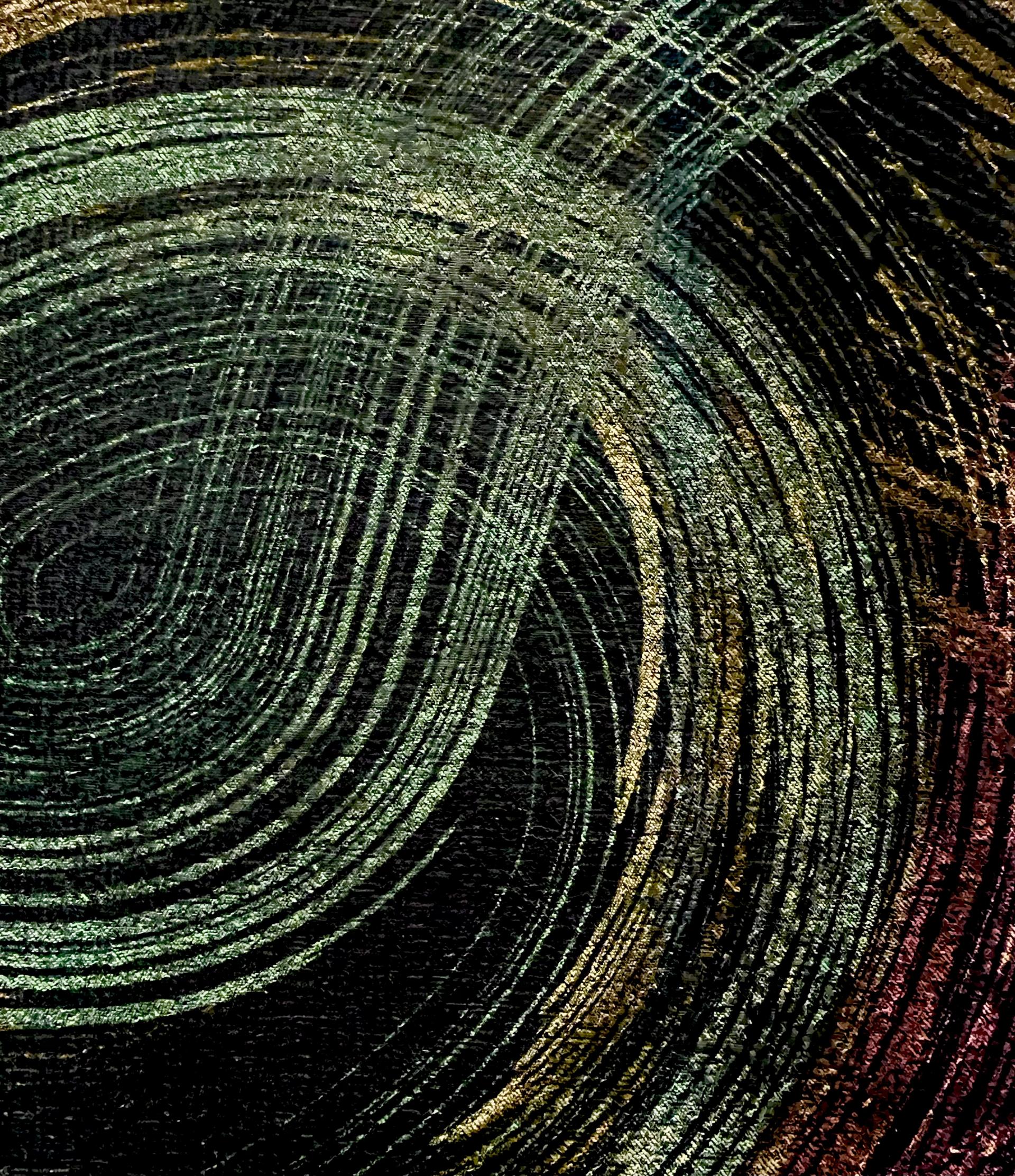 Rayon & Acetate Brocade in Muted Jewel Tone