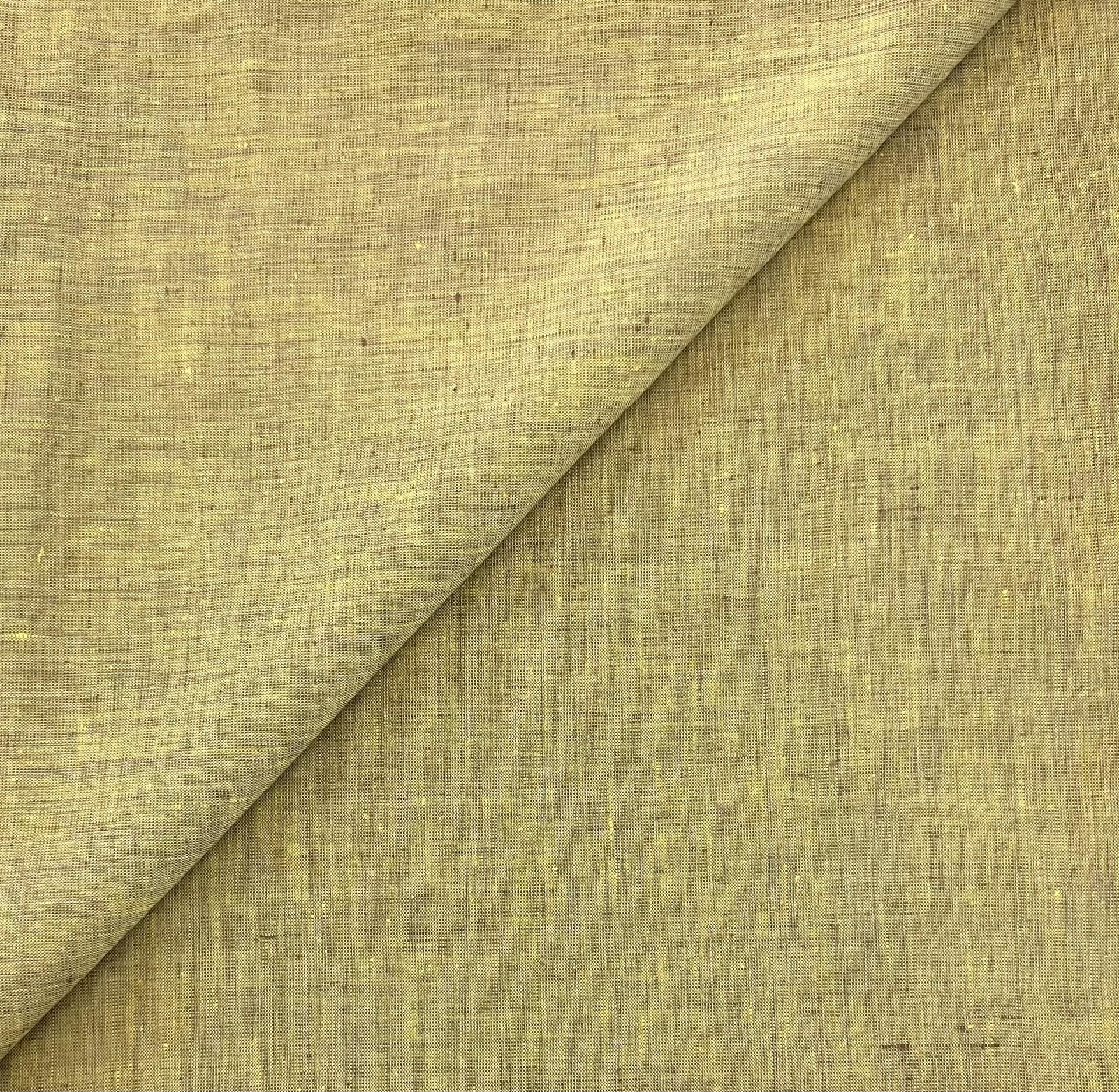 Two Toned Lightweight Linen in Banana