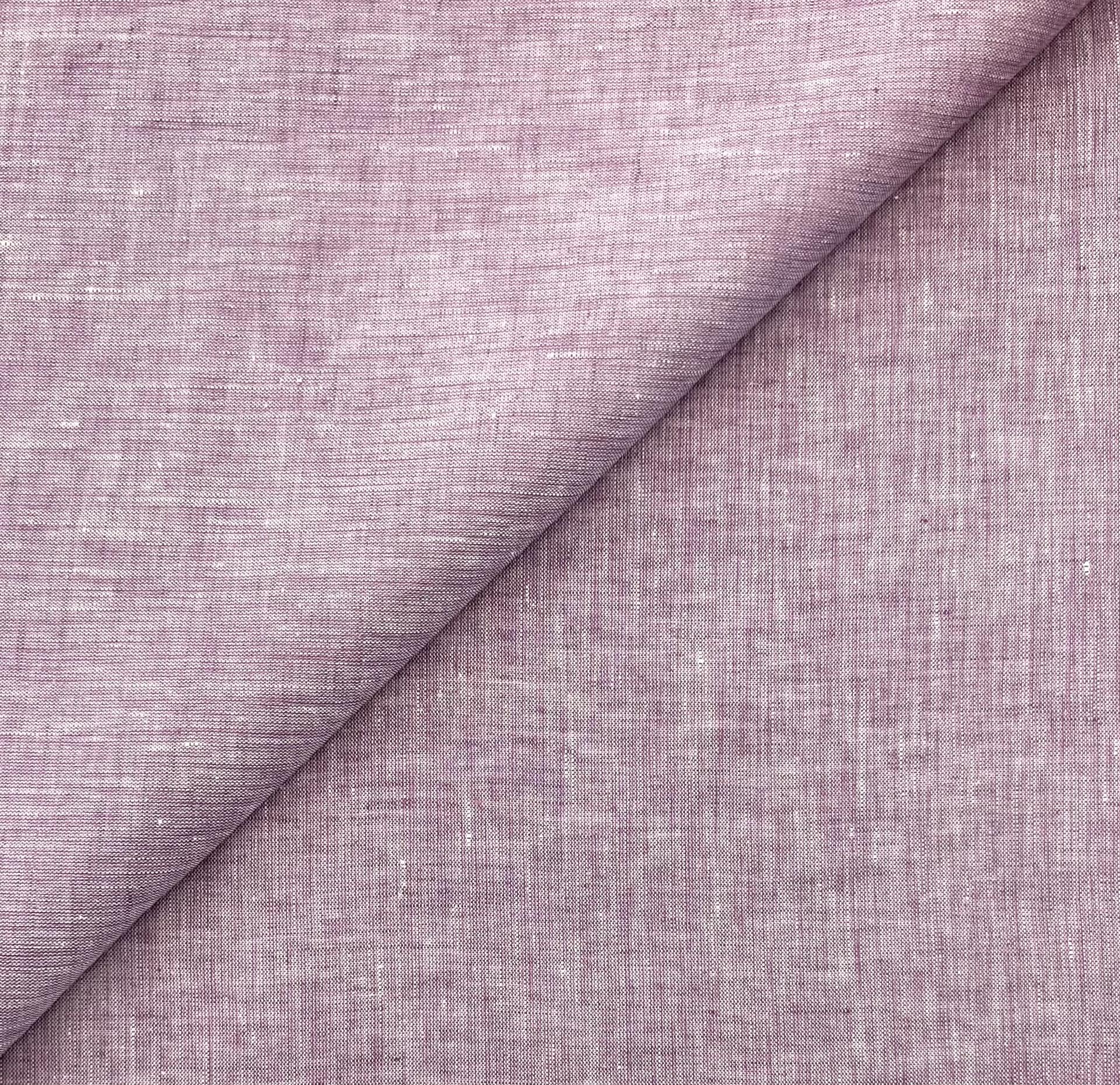 Two Toned Lightweight Linen in Purple White