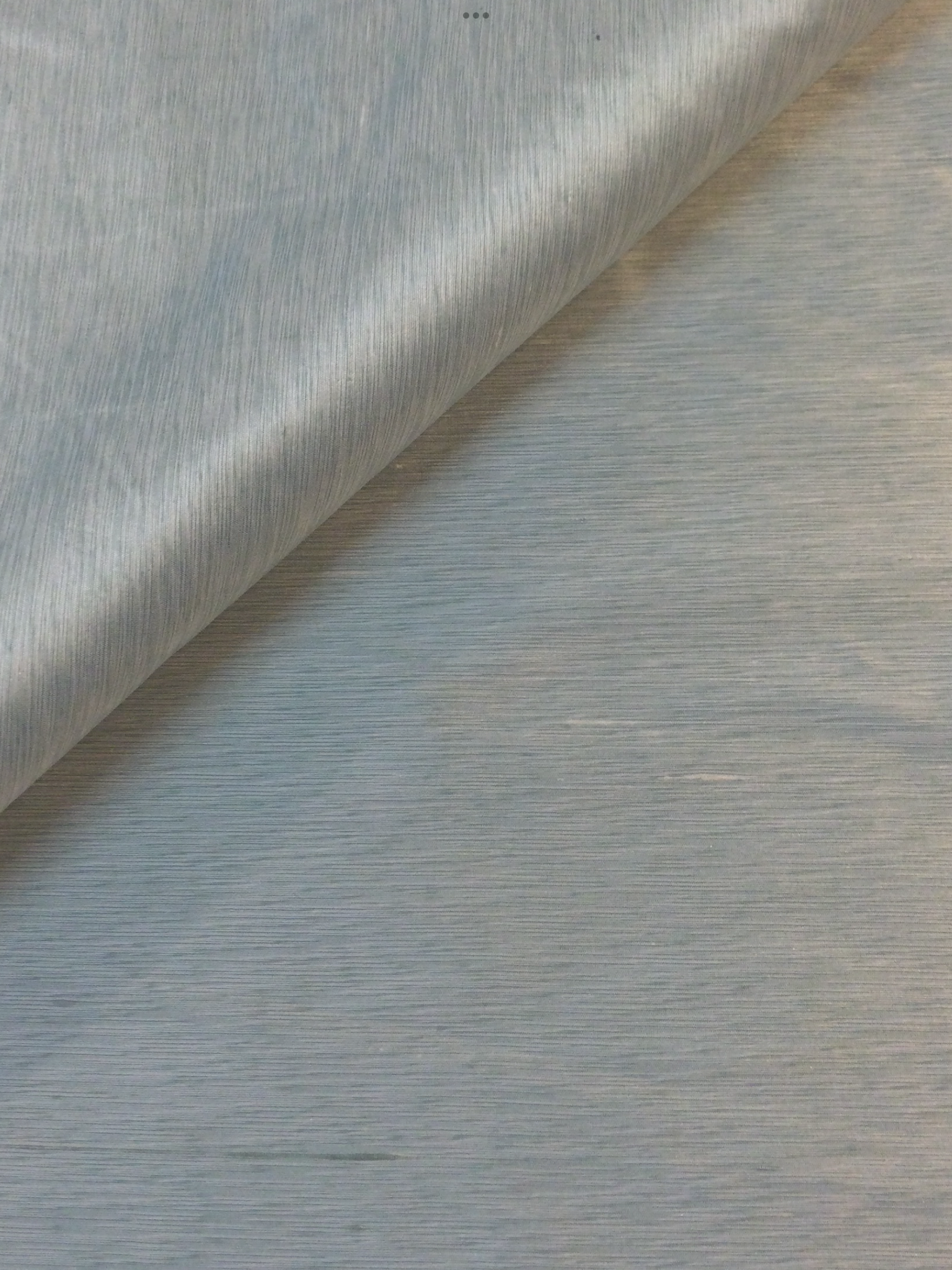 Heathered Silk Shantung in Mint/White