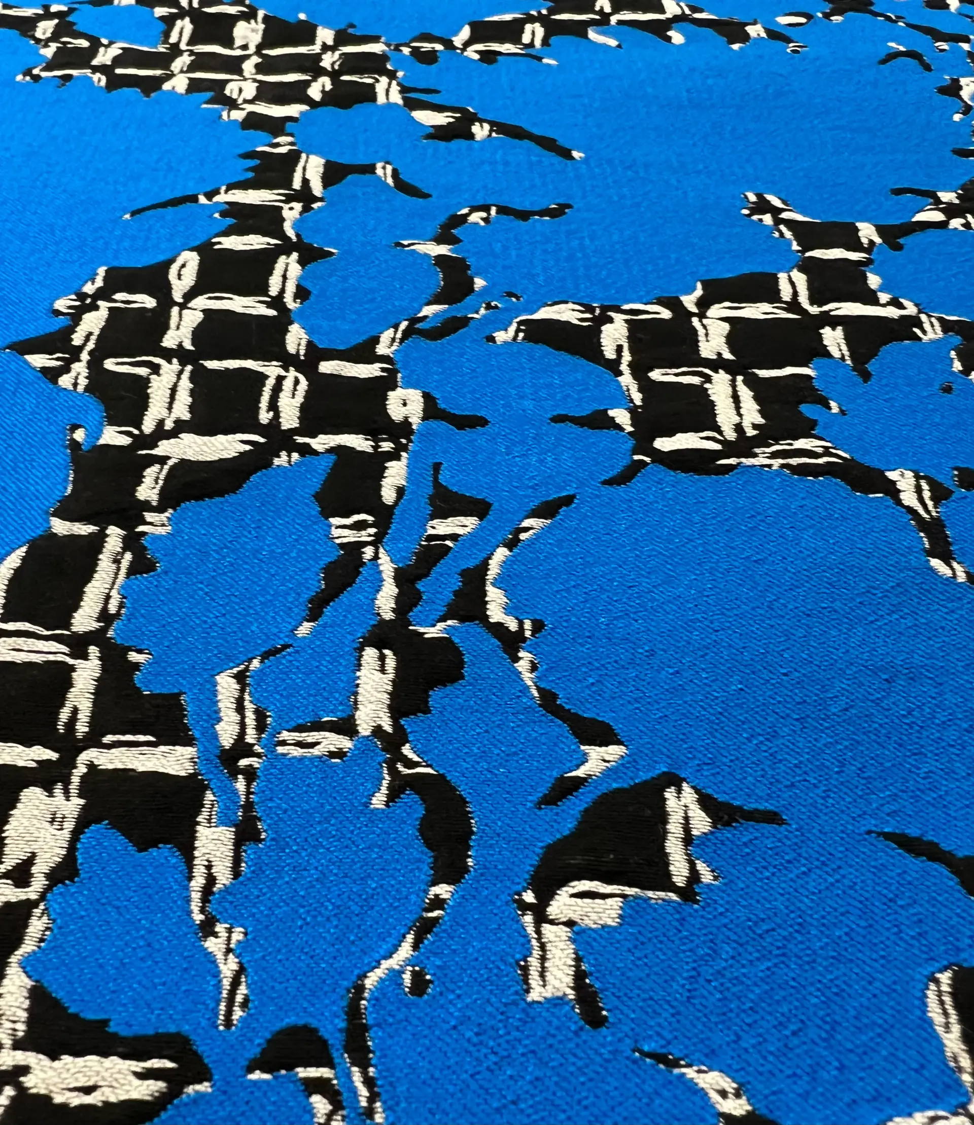 Cotton & Viscose Blend Floral Brocade