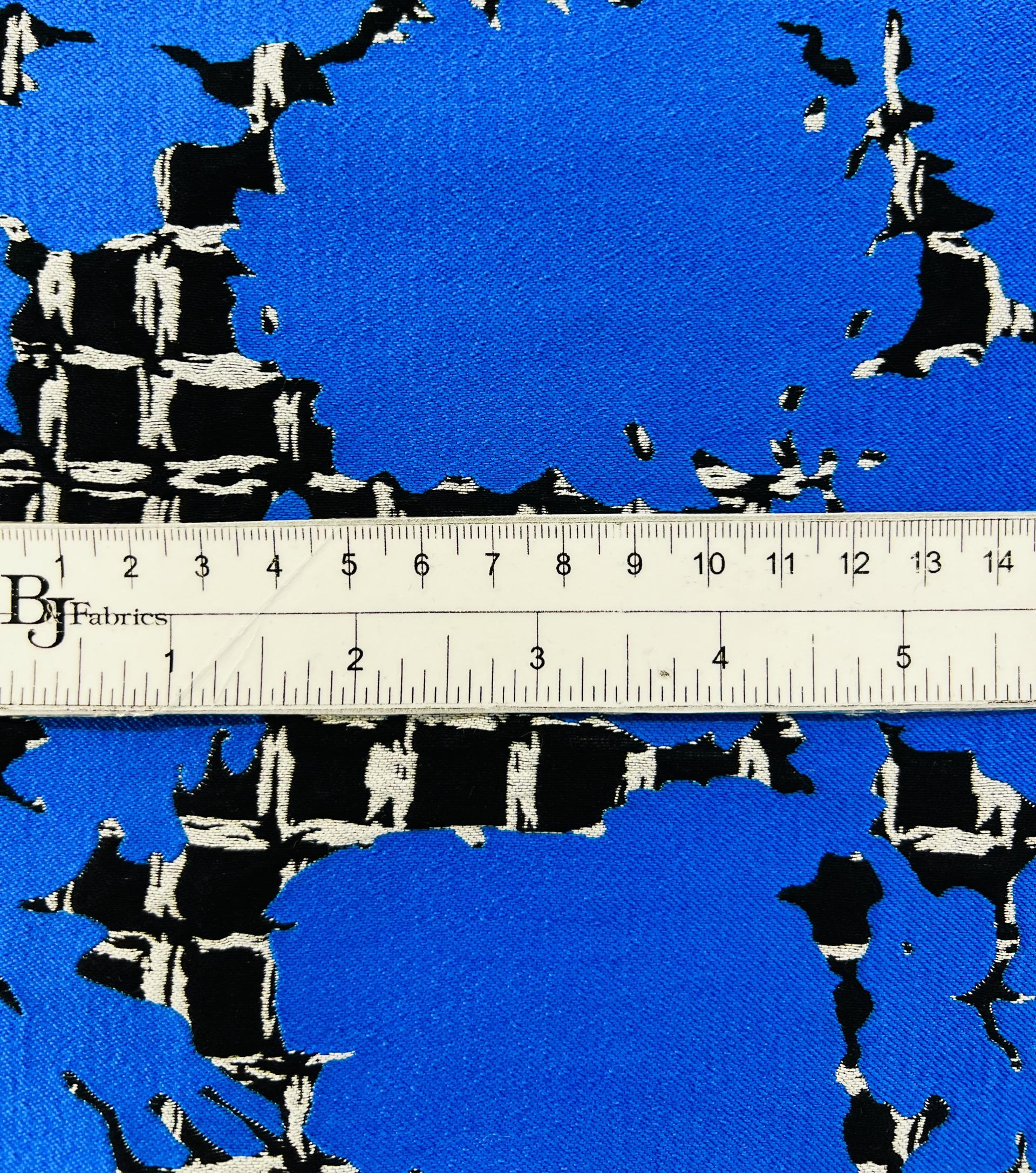 Cotton & Viscose Blend Floral Brocade