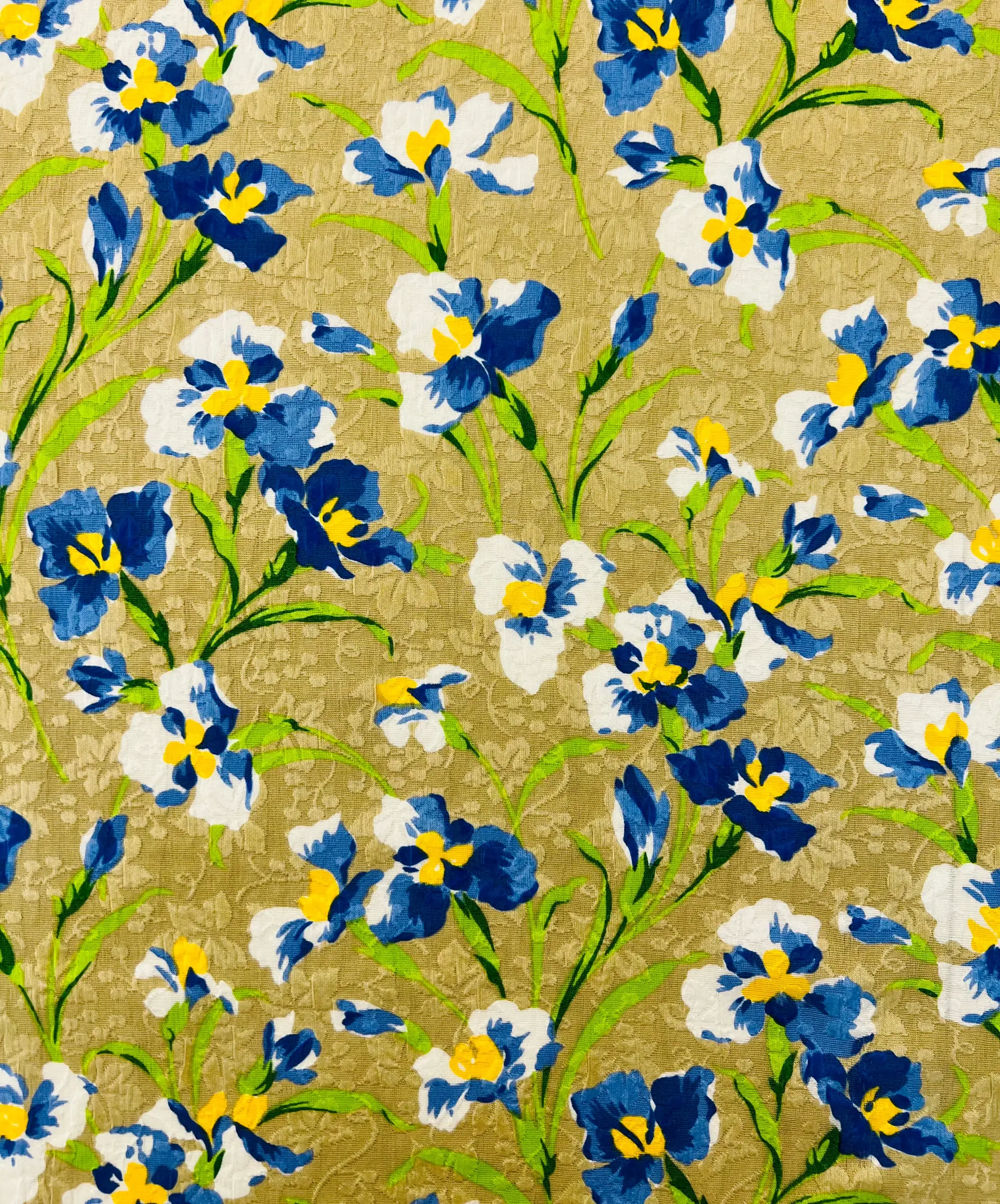 100% SILK PRINTED MATELASSE