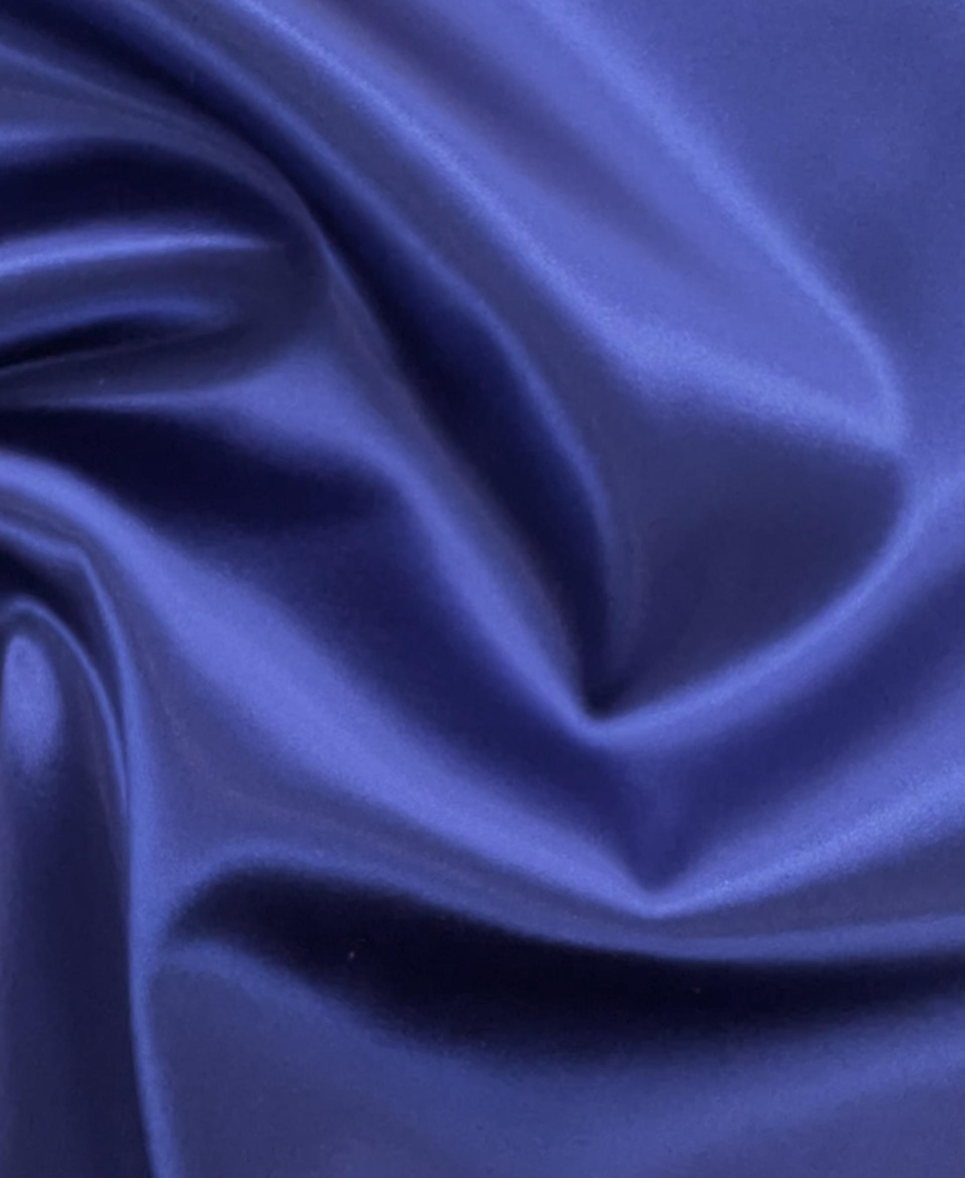 Italian Acetate Stretch Satin in Riviera