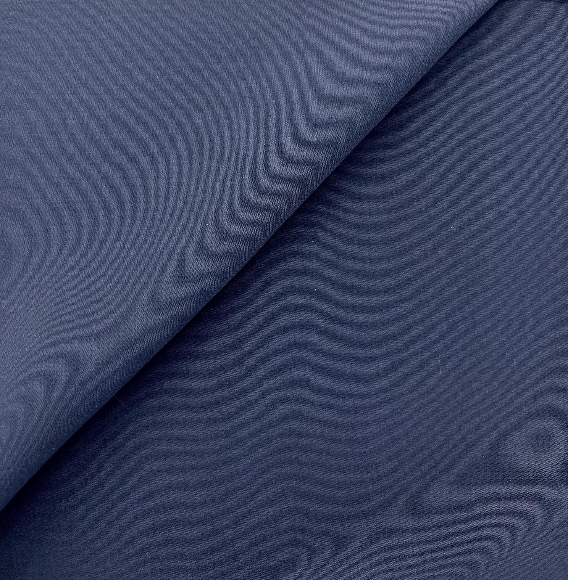 Silk Cady Crepe in Marine Navy