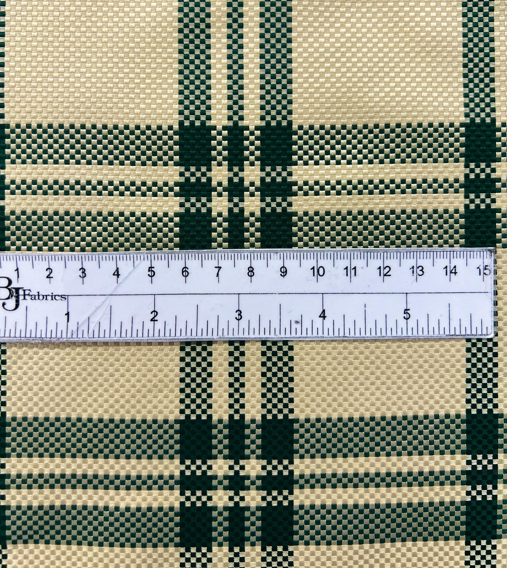 PURE SILK BASKETWEAVE PLAID