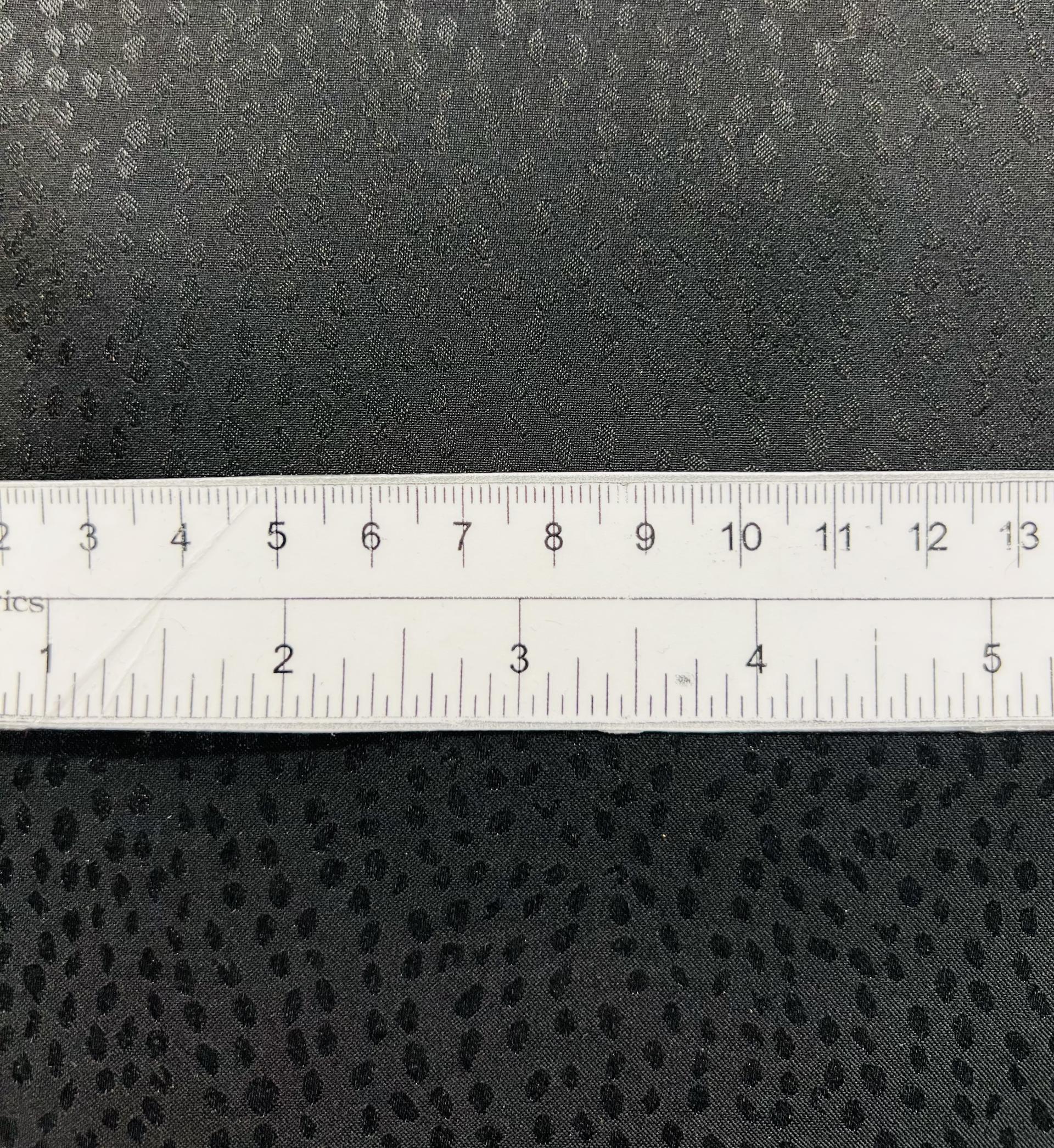 Stretch Jacquard in Black